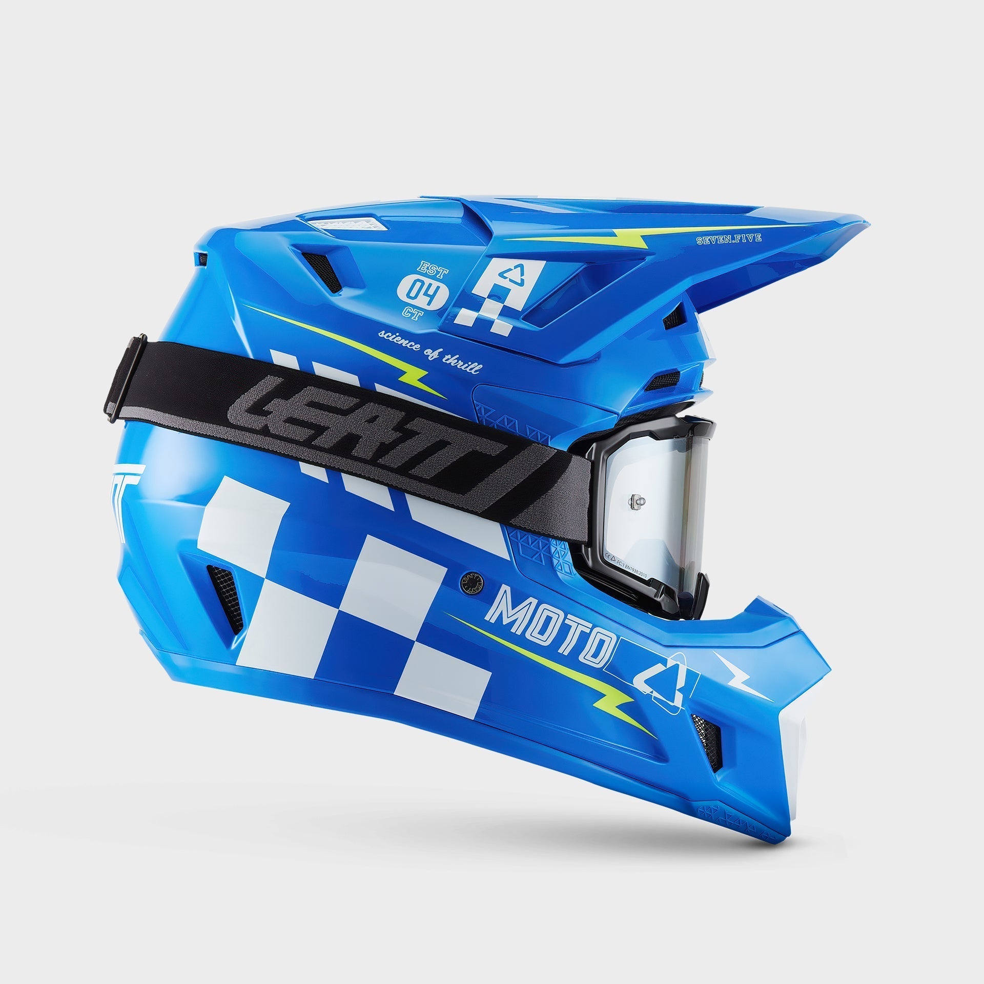 Kit Casco Moto 7.5|Blu|L 59-60cm
