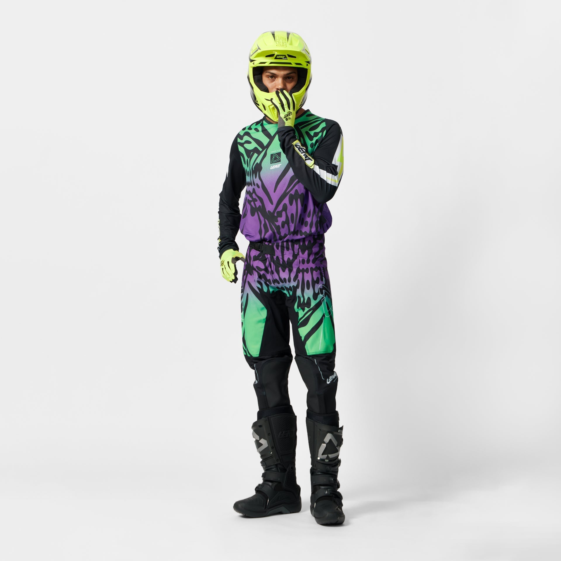 Pantaloni Moto 4.5|Viola|XS EU46