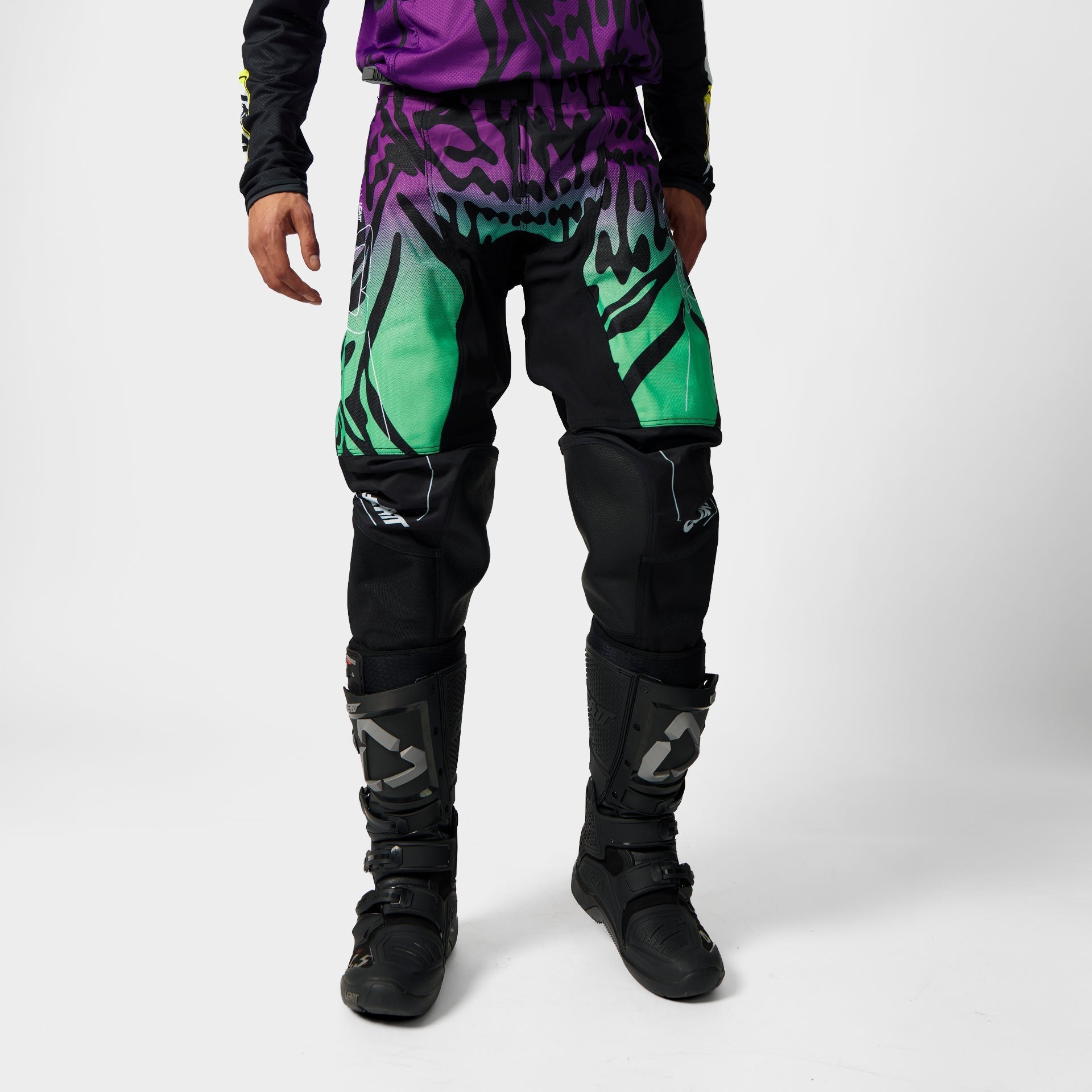 Pantaloni Moto 4.5|Viola|S EU48