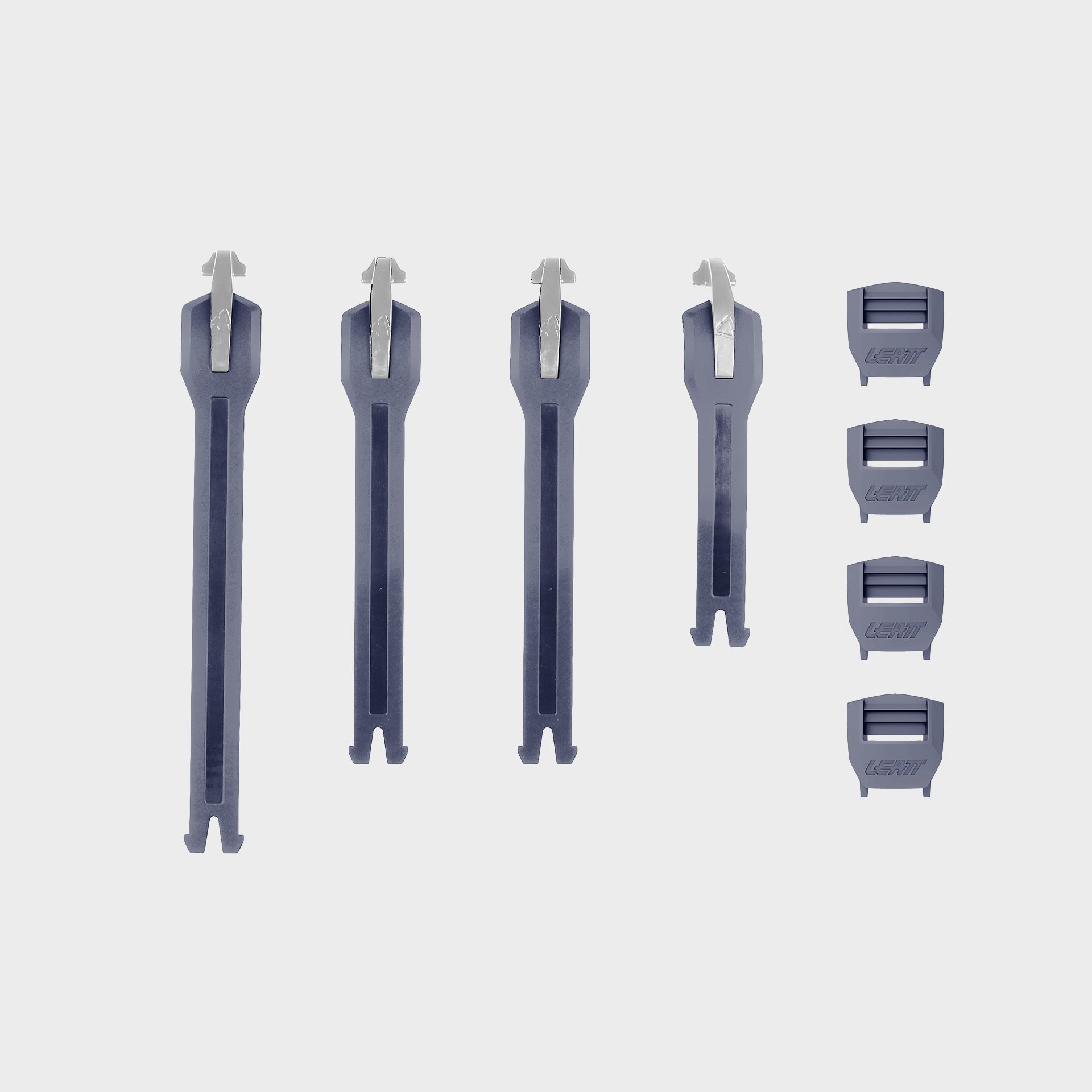 Cinturino Ricambio Per Stivali 4.5 | Grigio Scuro 3 + Nero 1-PZ |
