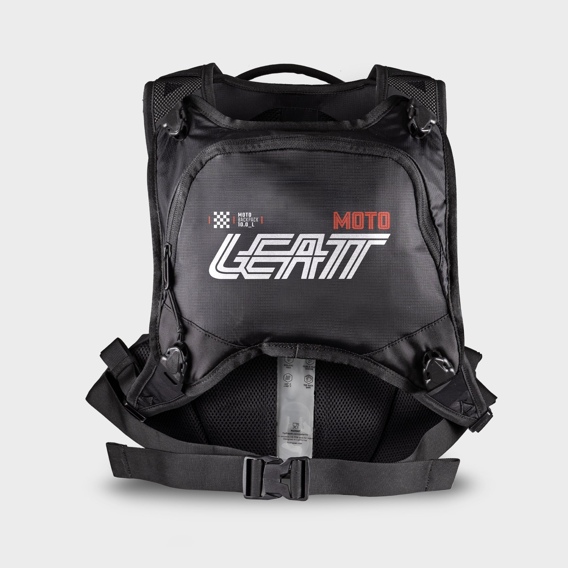 Zaino Moto 10L + Pettorina|Nero| 10L
