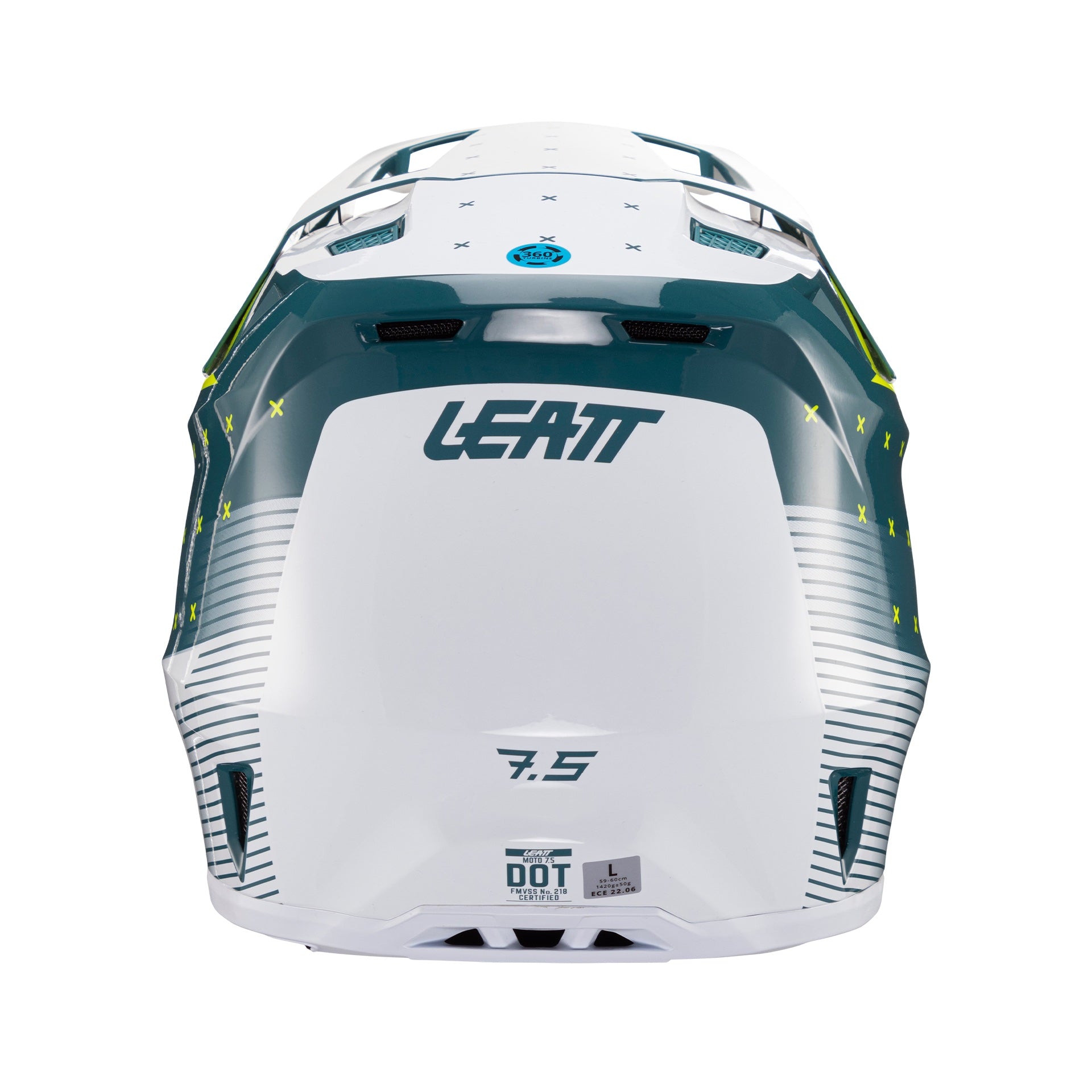 Casco moto 7.5 con Tecnologia 360° Turbine e maschera moto inclusa