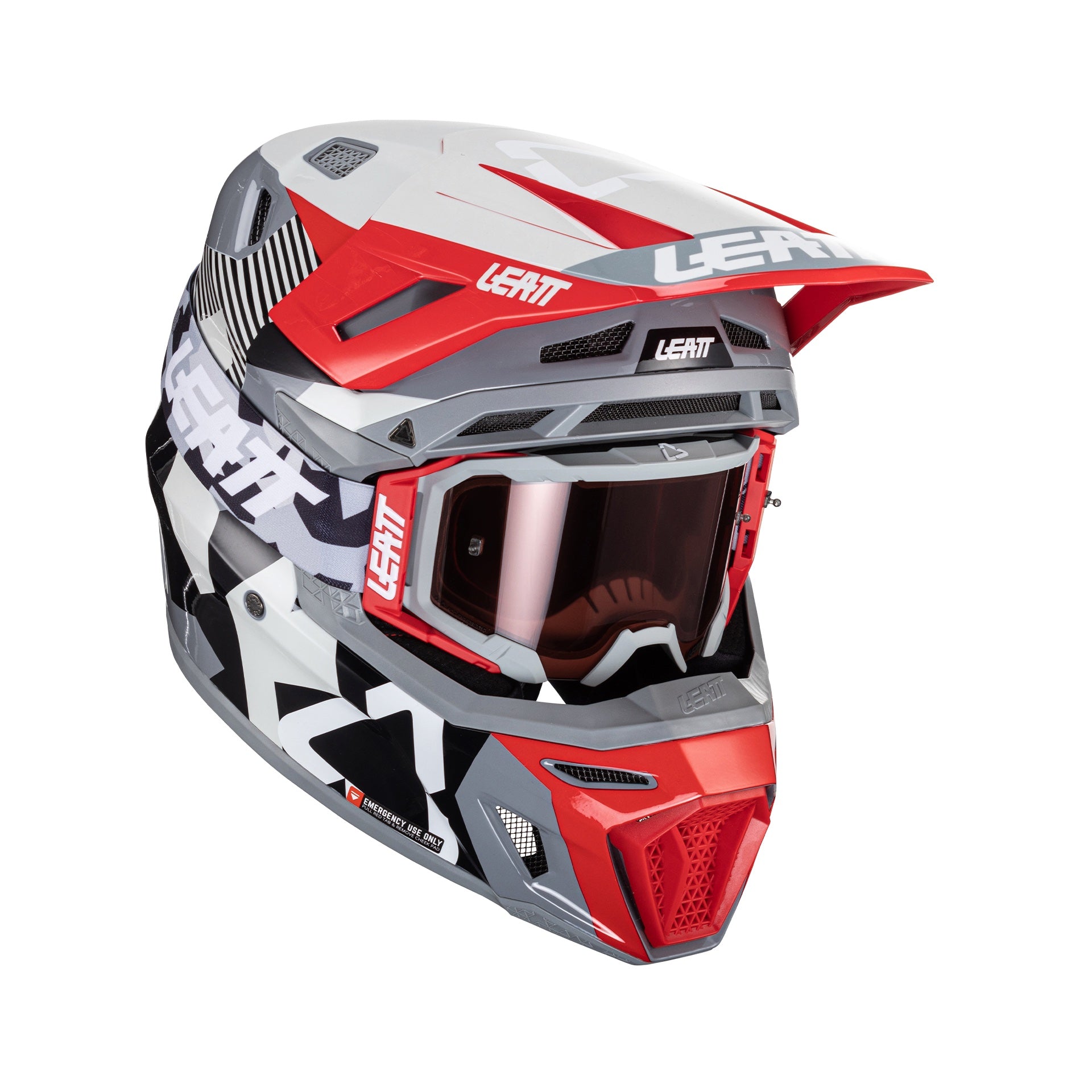 Casco moto 8.5 Composite protettivo con maschera da motocross inclusa