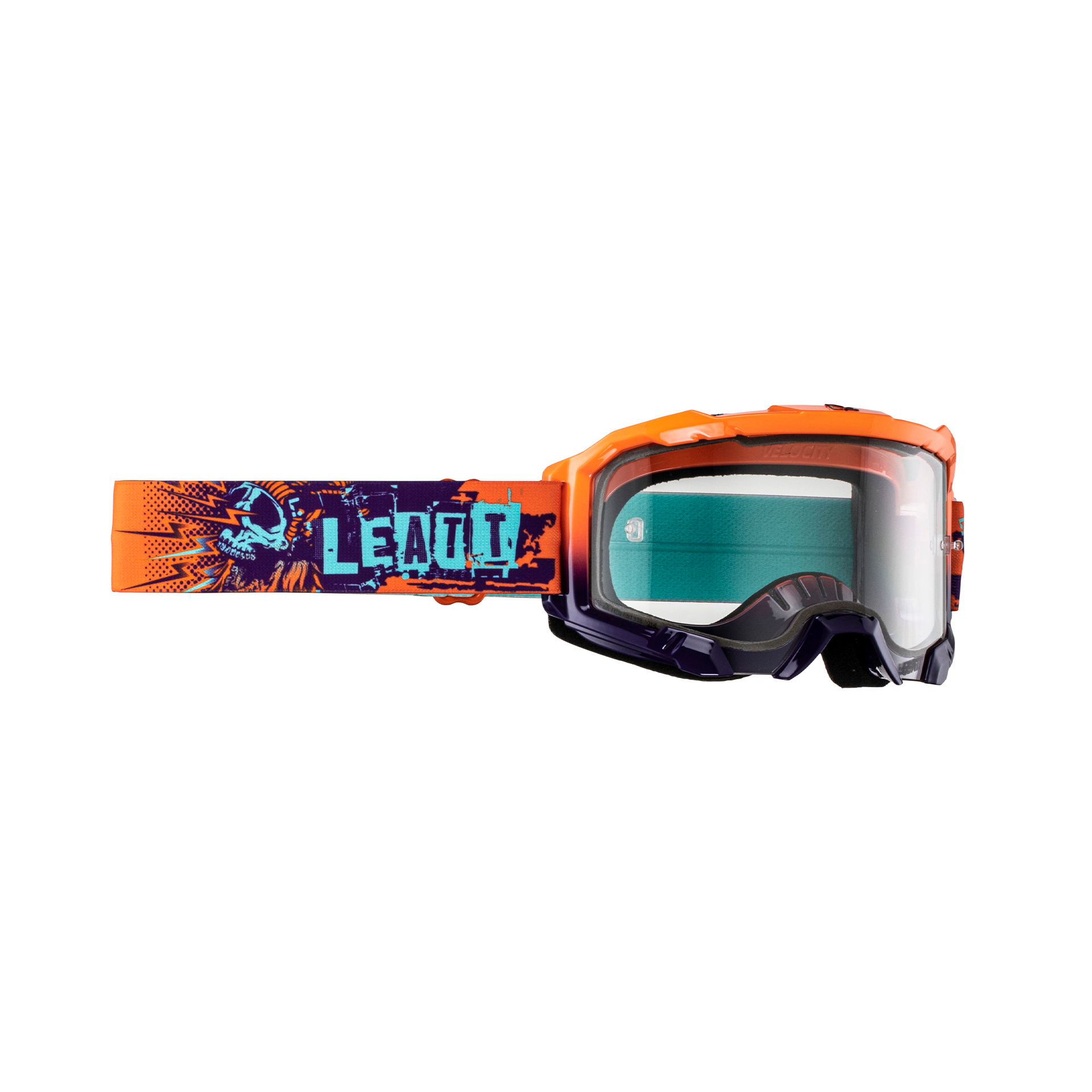 Maschera motocross Velocity 4.5 con doppia lente antifog e antiproiettile
