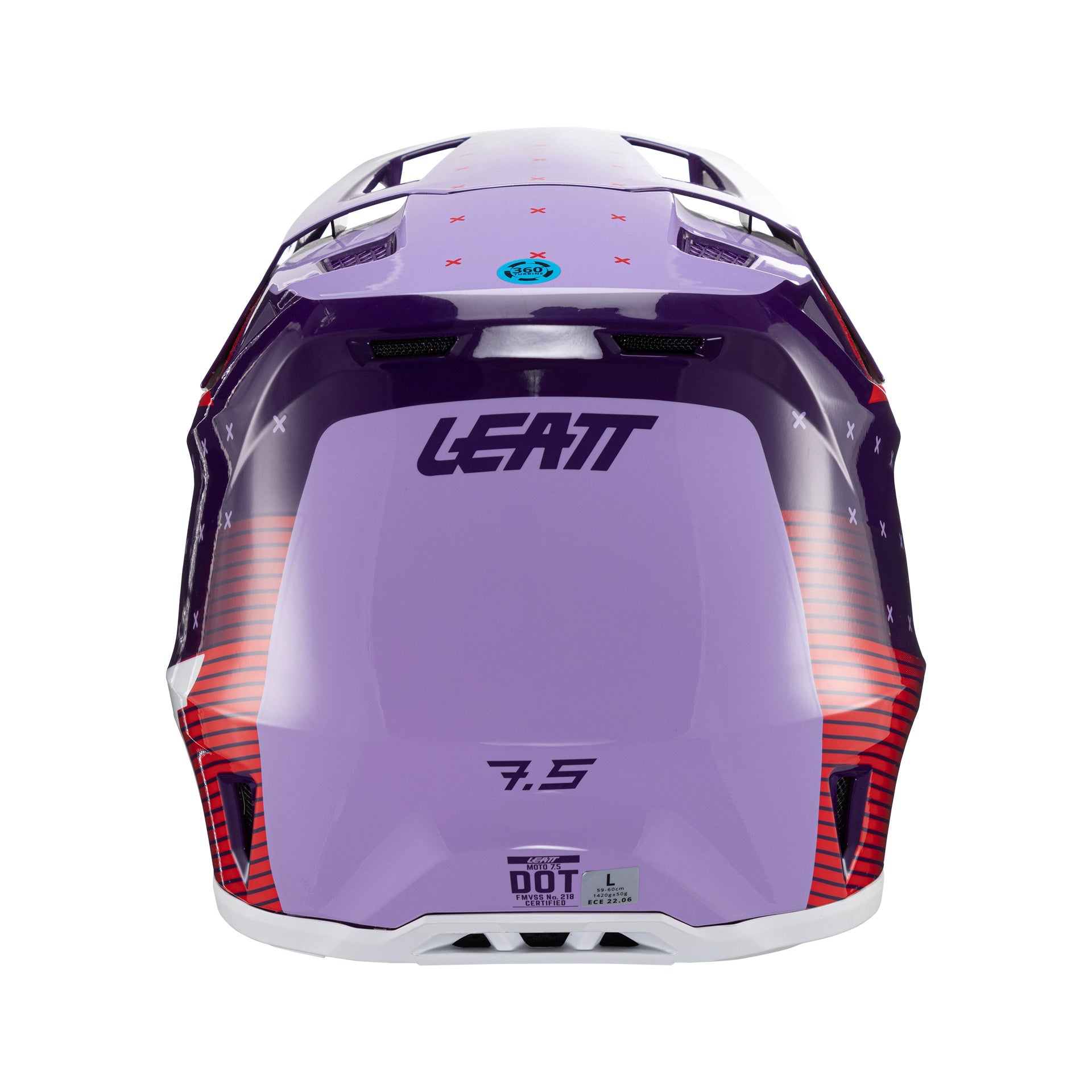 Casco moto 7.5 con Tecnologia 360° Turbine e maschera moto inclusa