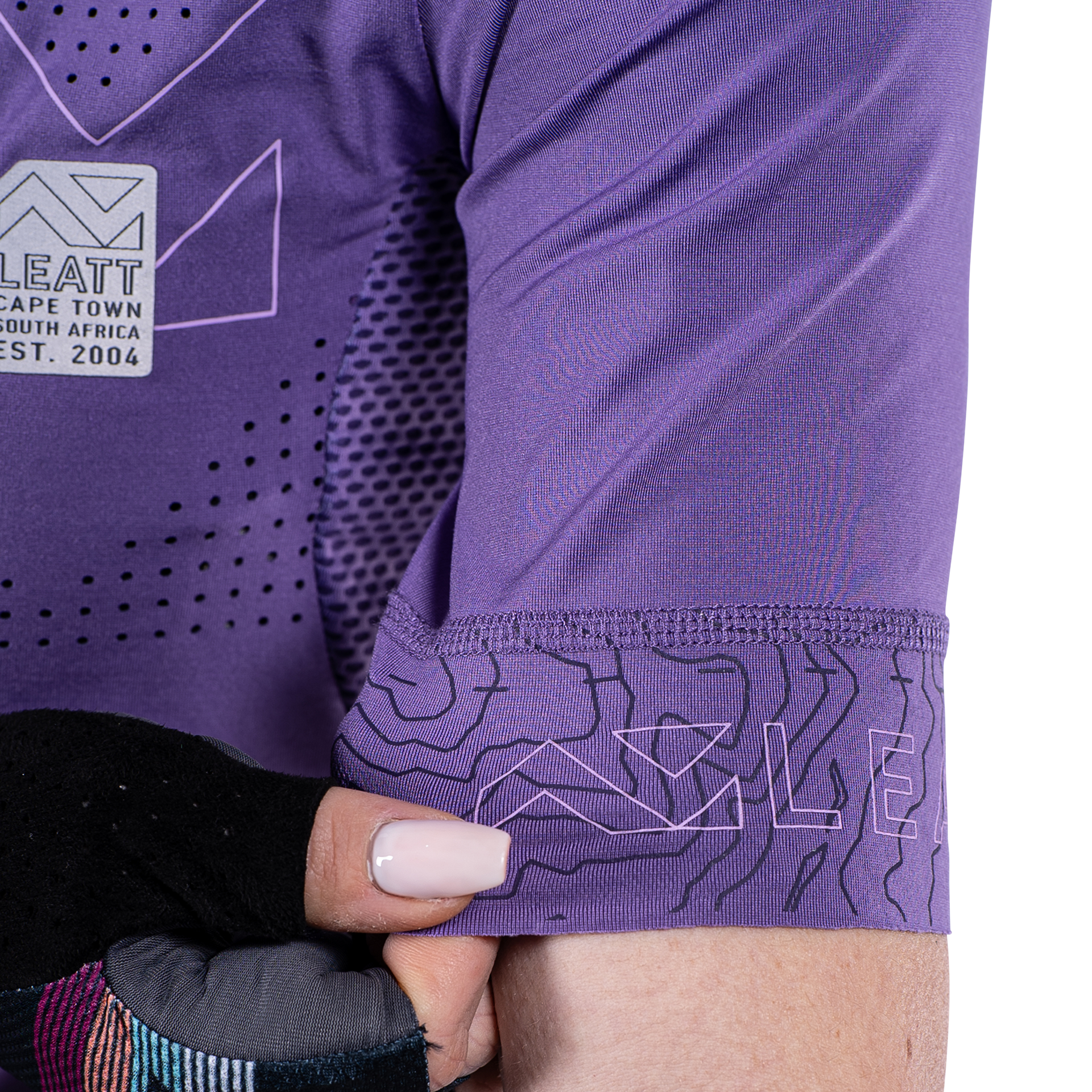 Maglia MTB Endurance 5.0 ergonomica in tessuto Ice-Yarn da donna