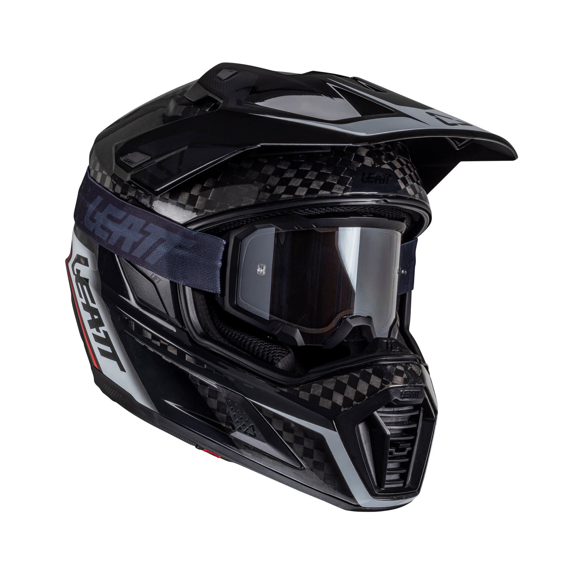 Casco moto Adventure 9.5 Carbon con maschera inclusa