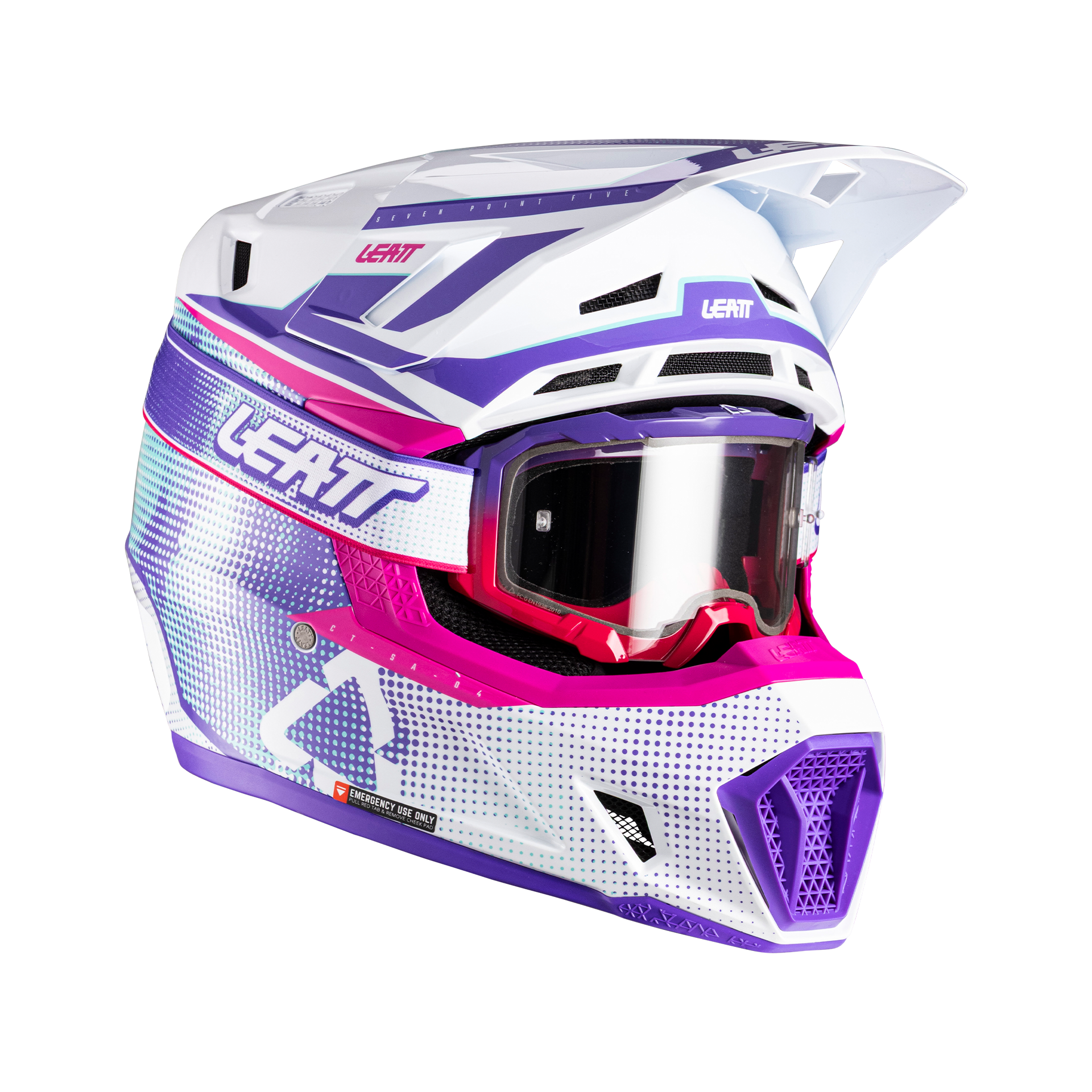 Kit casco Moto 7.5 con occhiali 4.5