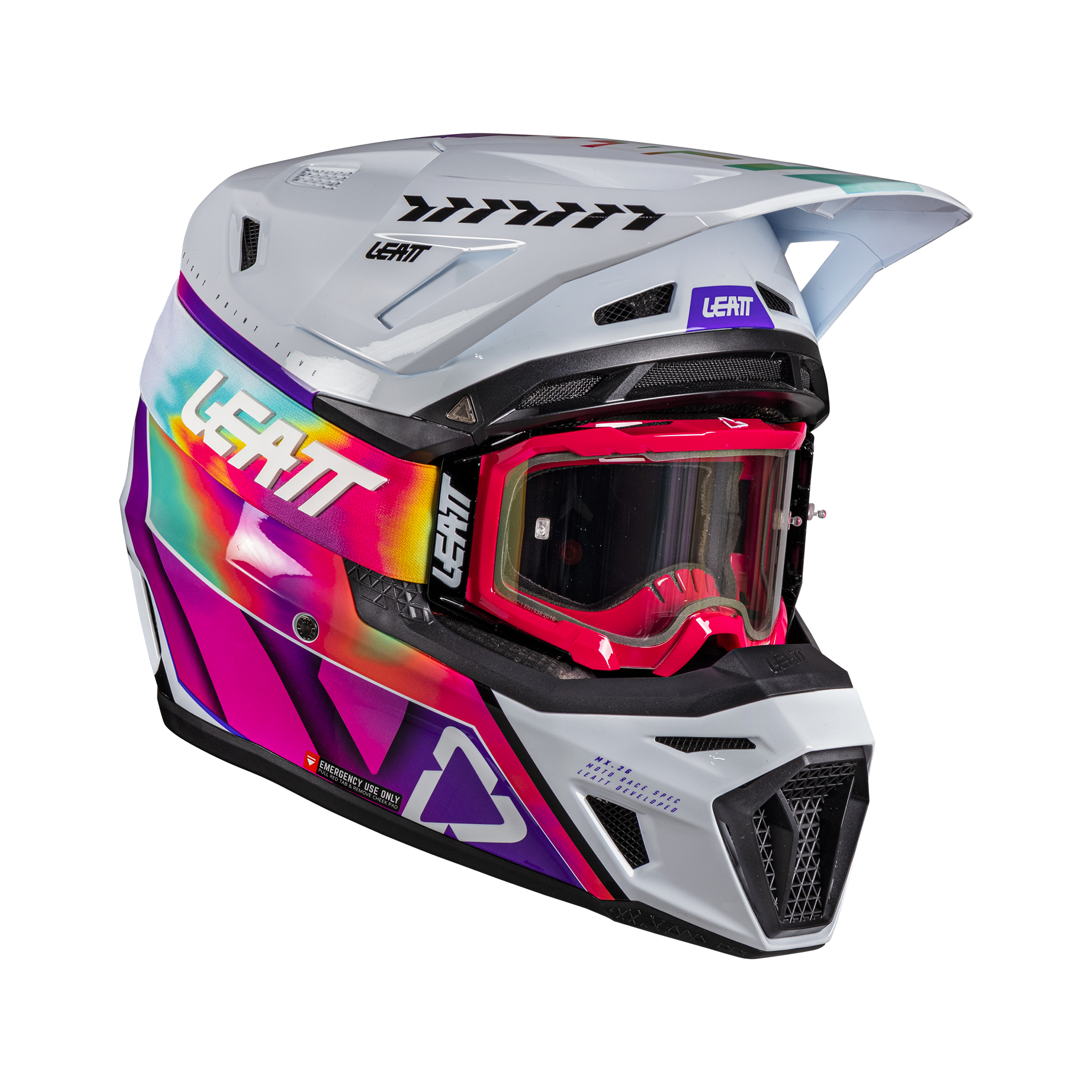Kit casco Moto 8.5 Composite con maschera 5.5