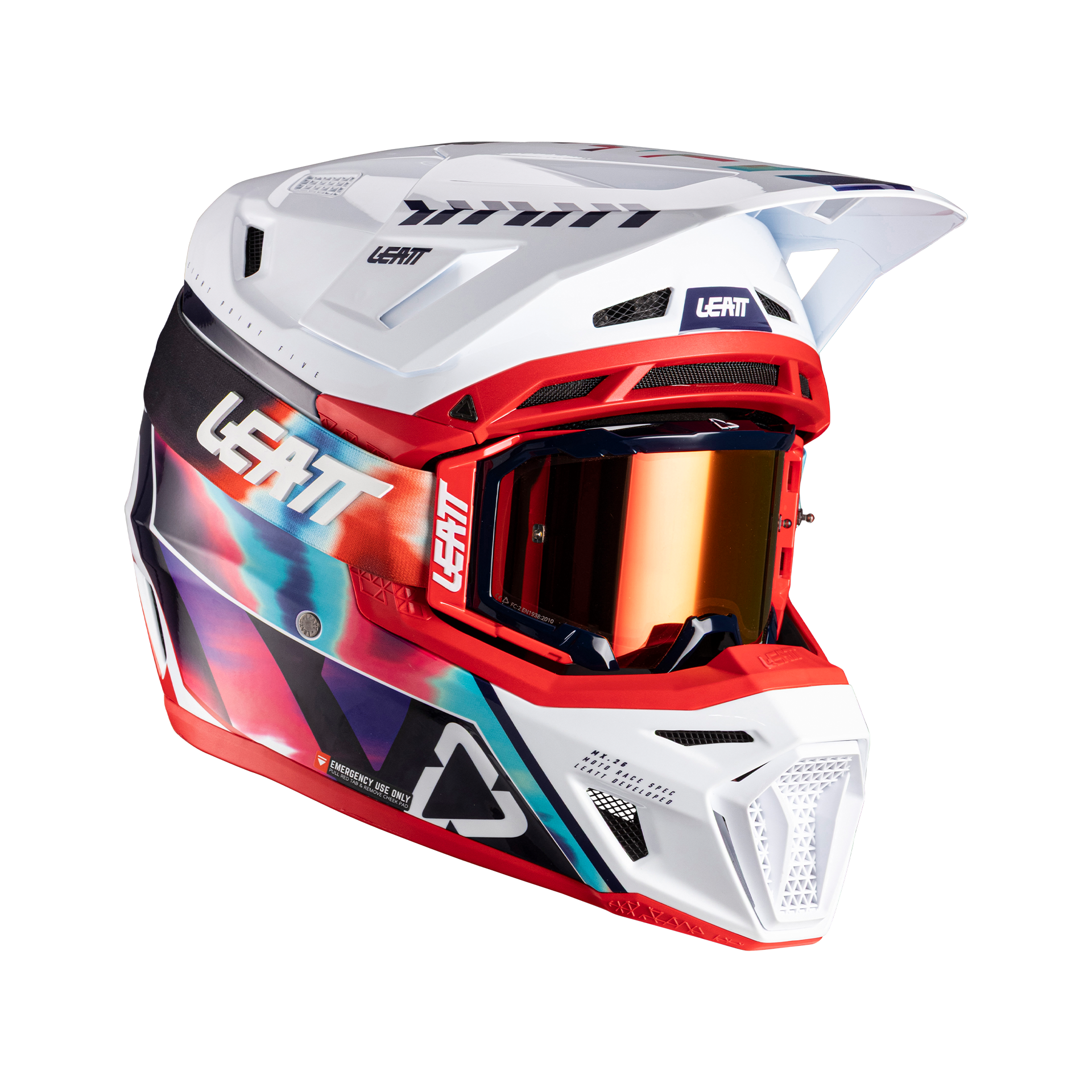 Kit casco Moto 8.5 Composite con occhiali 5.5