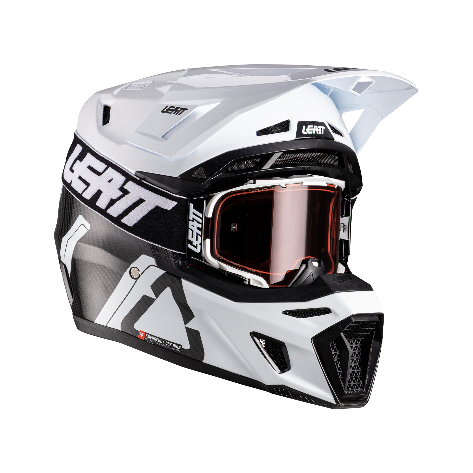 Kit casco Moto 9.5 Carbon con maschera 6.5 Iriz
