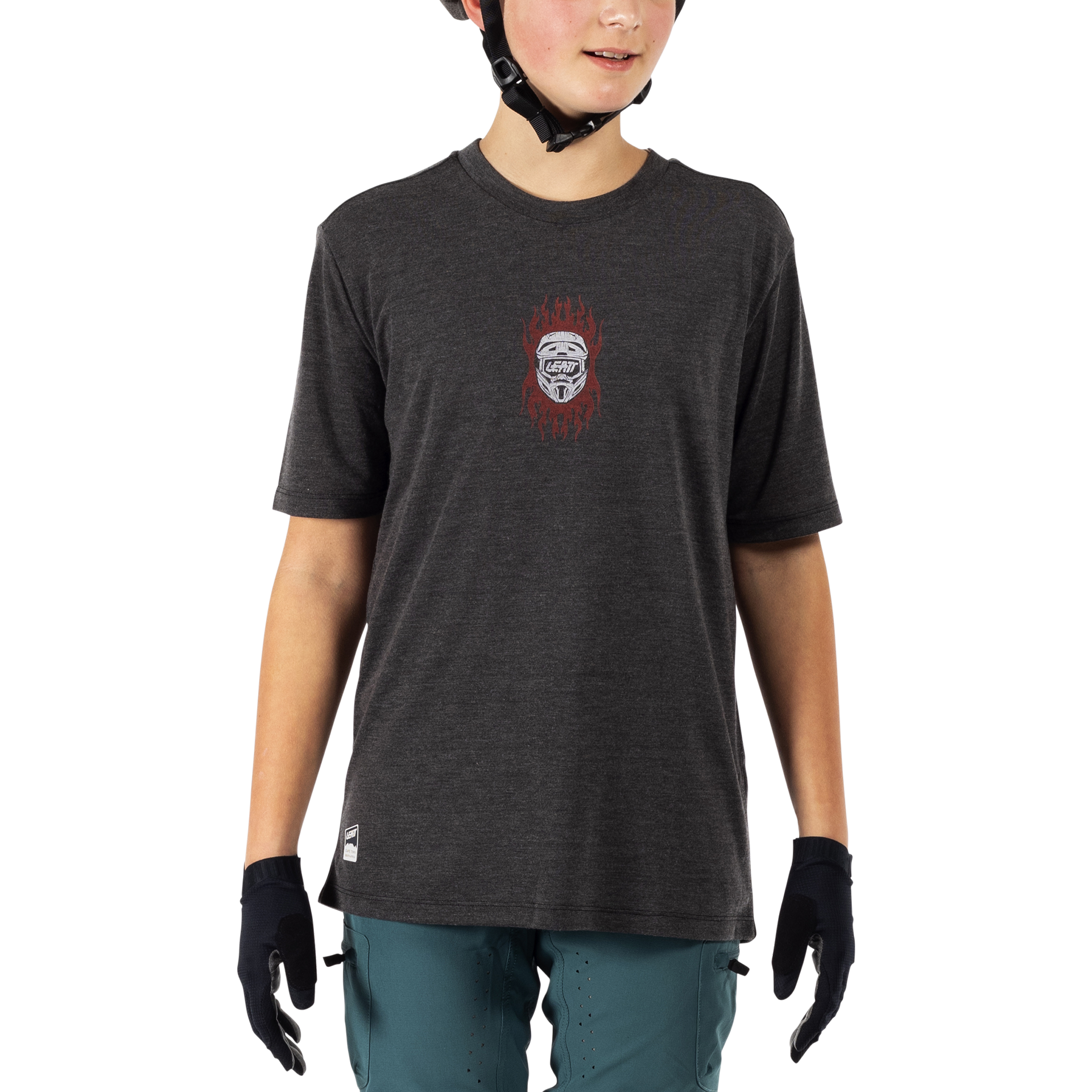 Maglia MTB ALLMTN 2.0 a manica corta leggera e traspirante per bambino