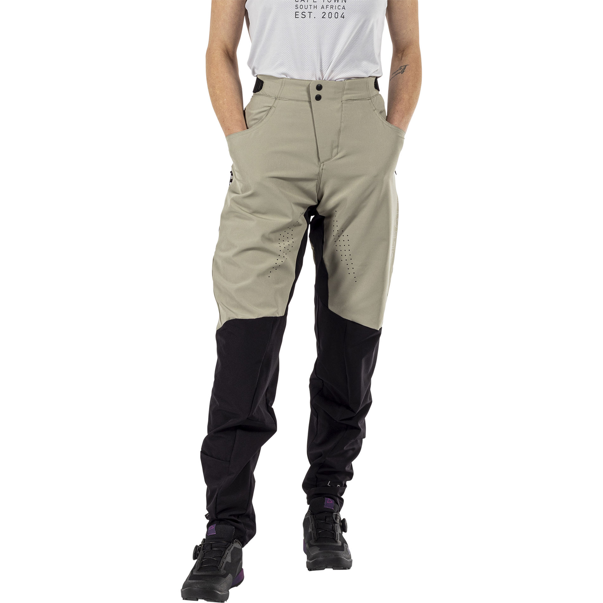 Pantaloni MTB lunghi Trail 2.0 elasticizzati e ultraleggeri da donna