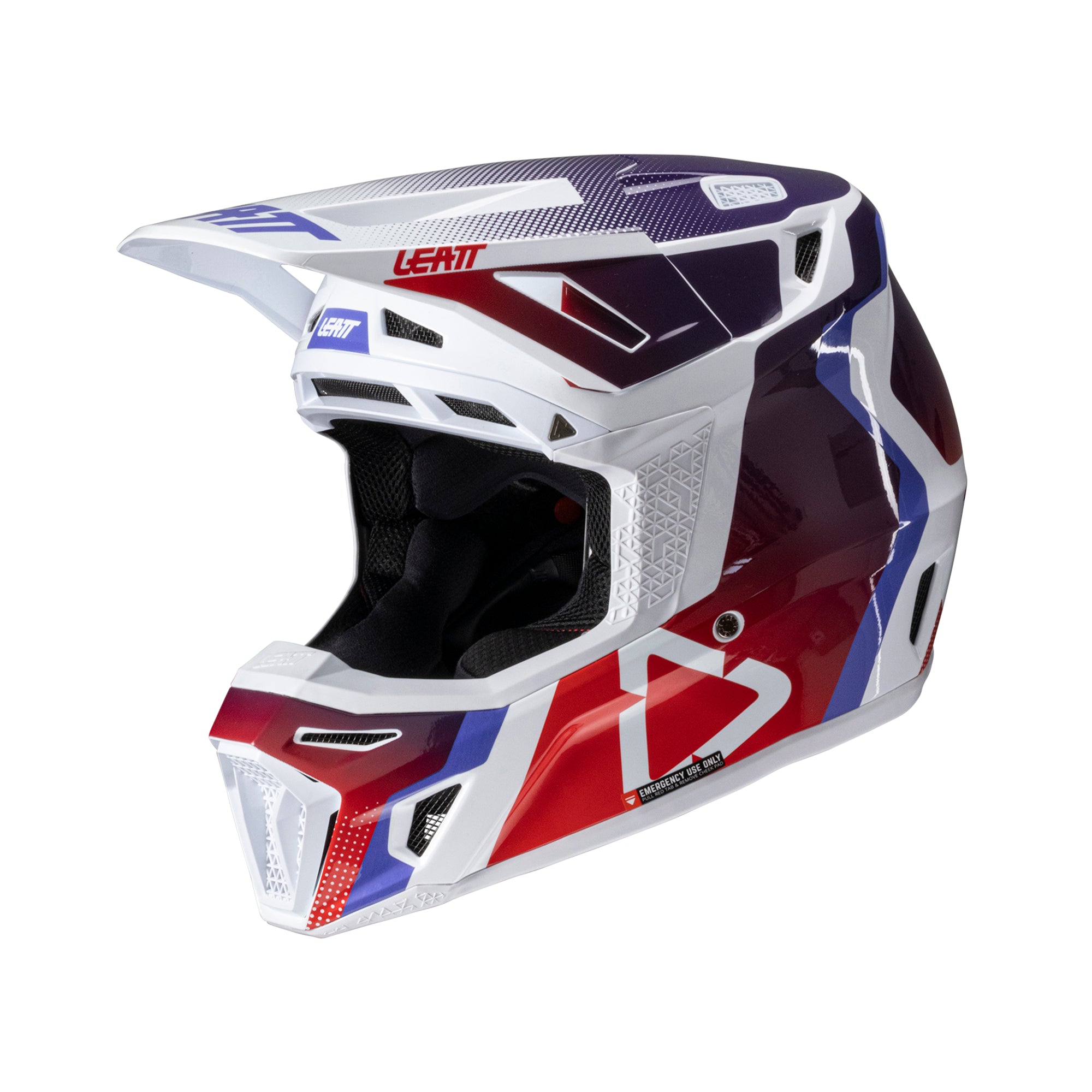 Casco motocross 8.5 in fibre composite con maschera inclusa