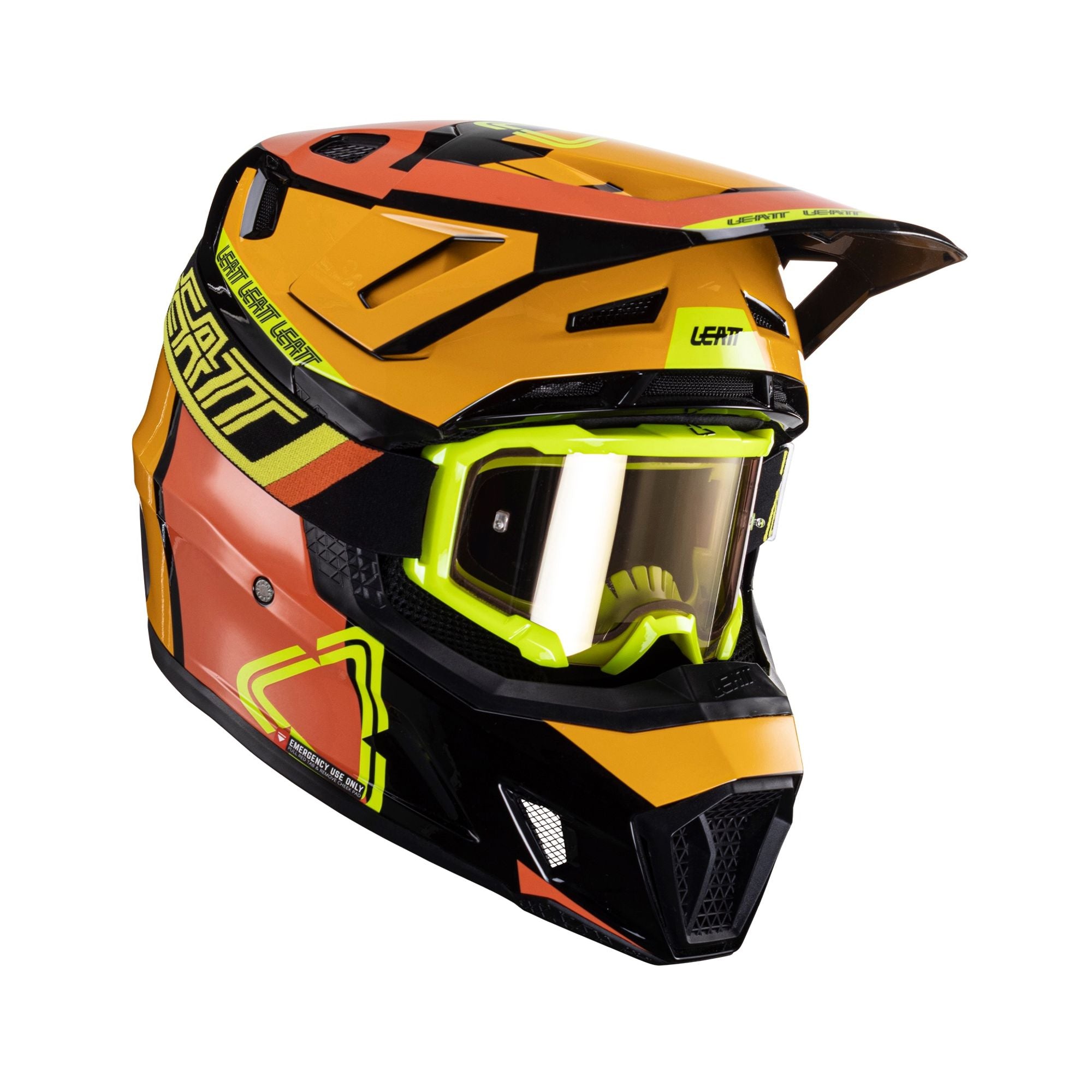 Casco moto 7.5 con Tecnologia 360° Turbine e maschera moto inclusa