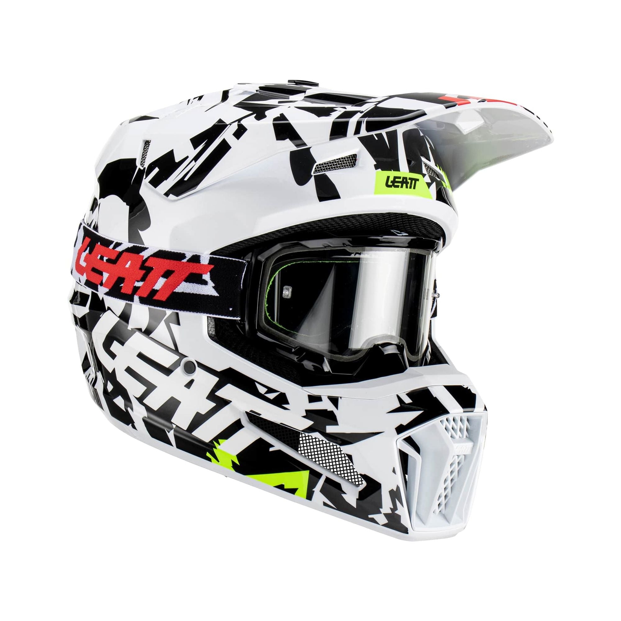 Casco moto 8.5 Composite protettivo con maschera da motocross inclusa