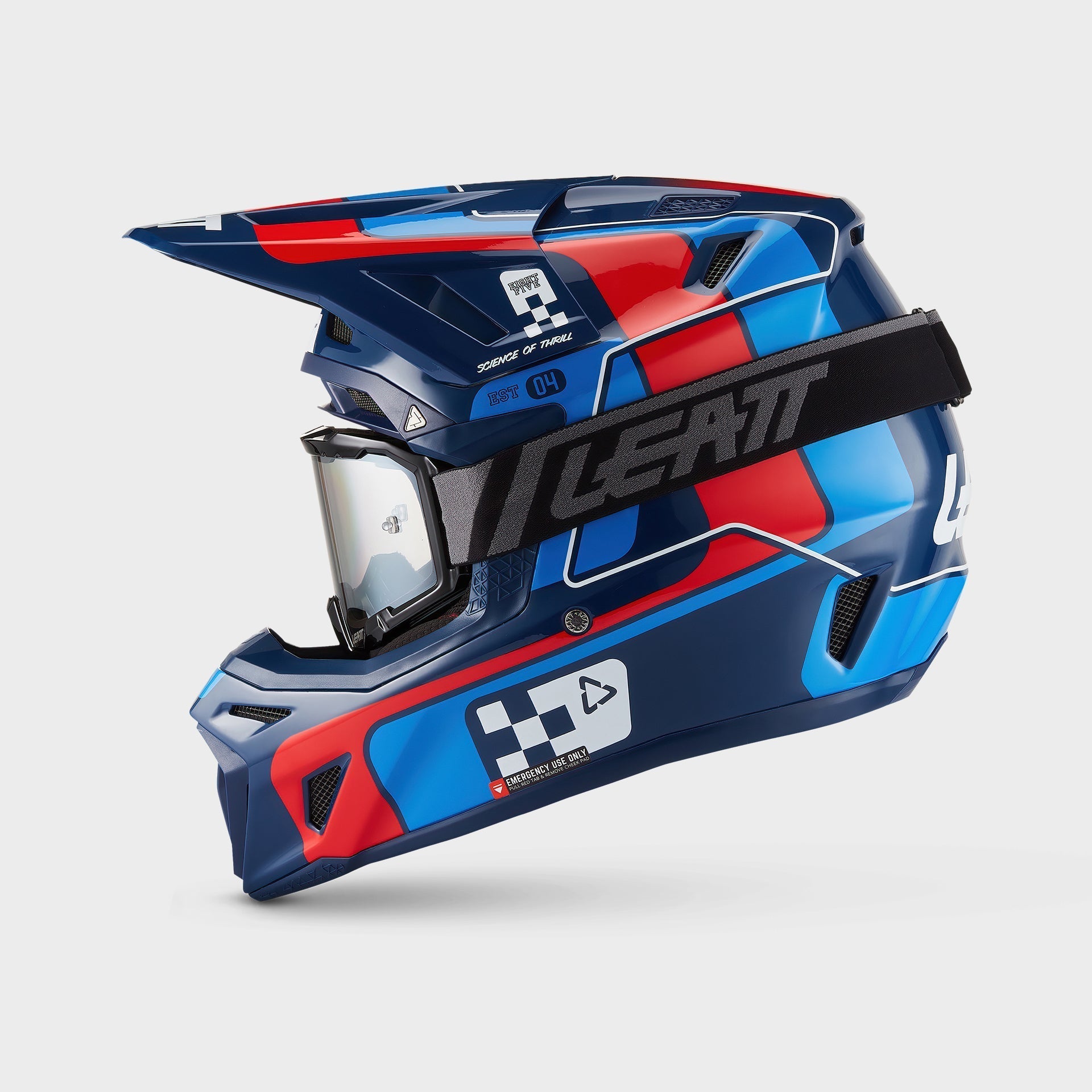 Kit Casco Moto 8.5|Blu|XS 53-54cm