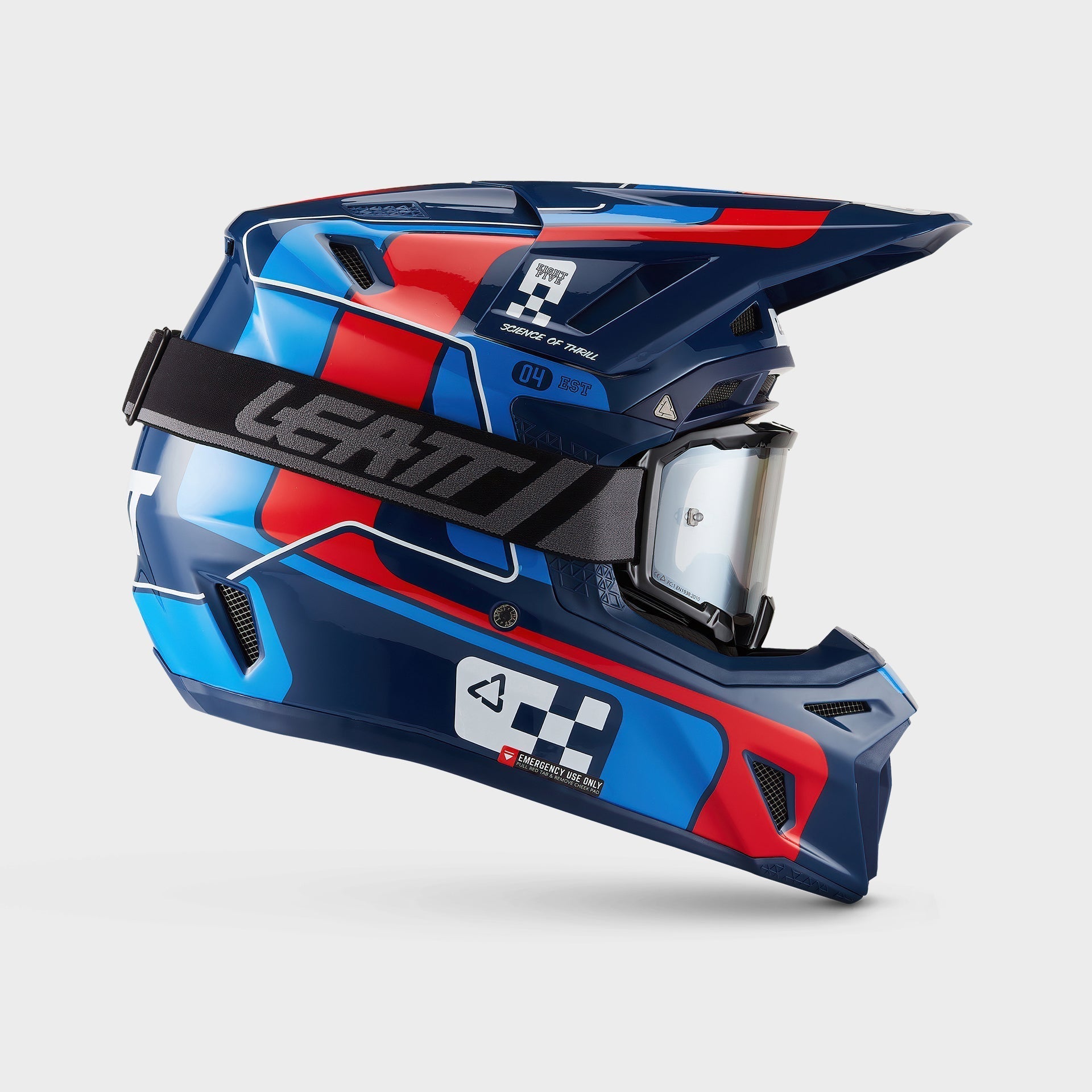 Kit Casco Moto 8.5|Blu|M 57-58cm