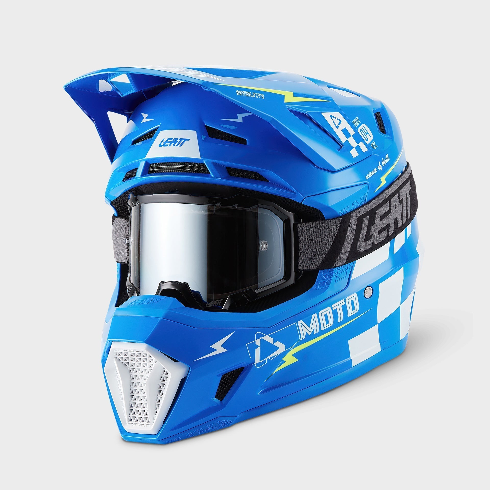Kit Casco Moto 7.5|Blu|XS 53-54cm