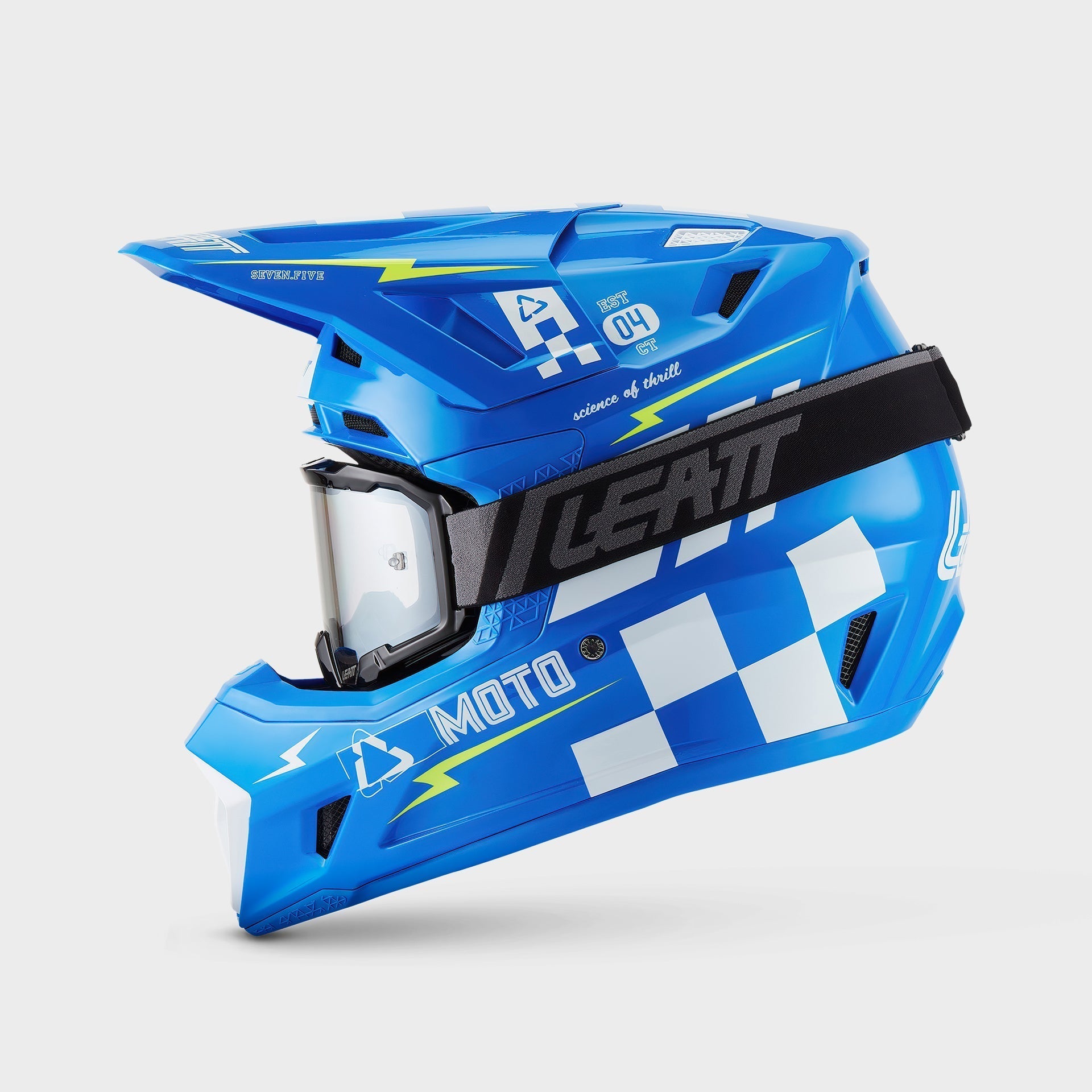 Kit Casco Moto 7.5|Blu|S 55-56cm