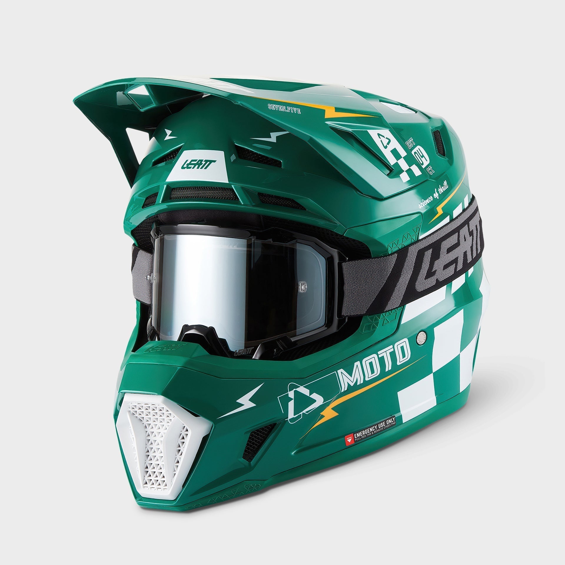 Kit Casco Moto 7.5|Marrone|L 59-60cm