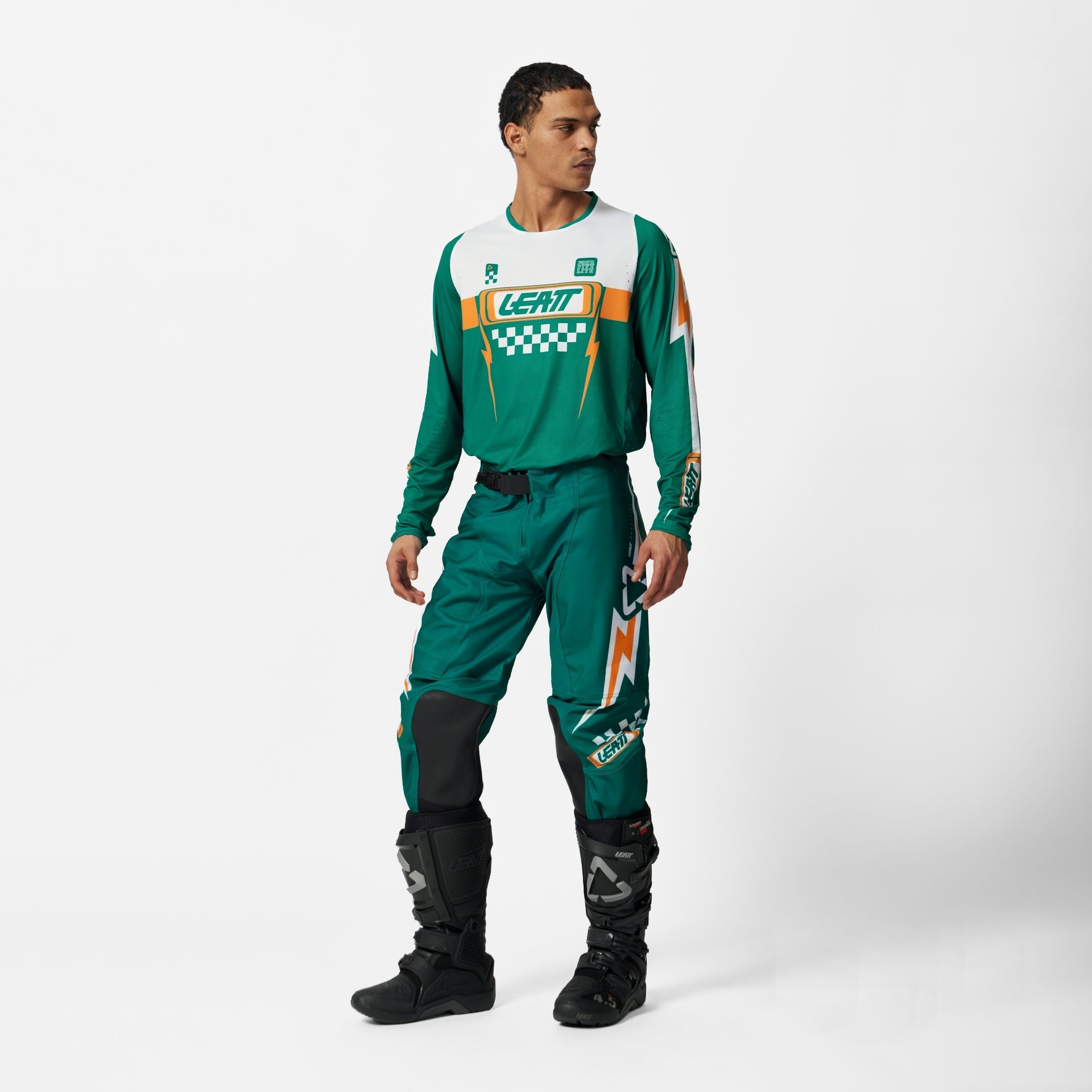 Pantaloni Moto 4.5|Verde|S EU48