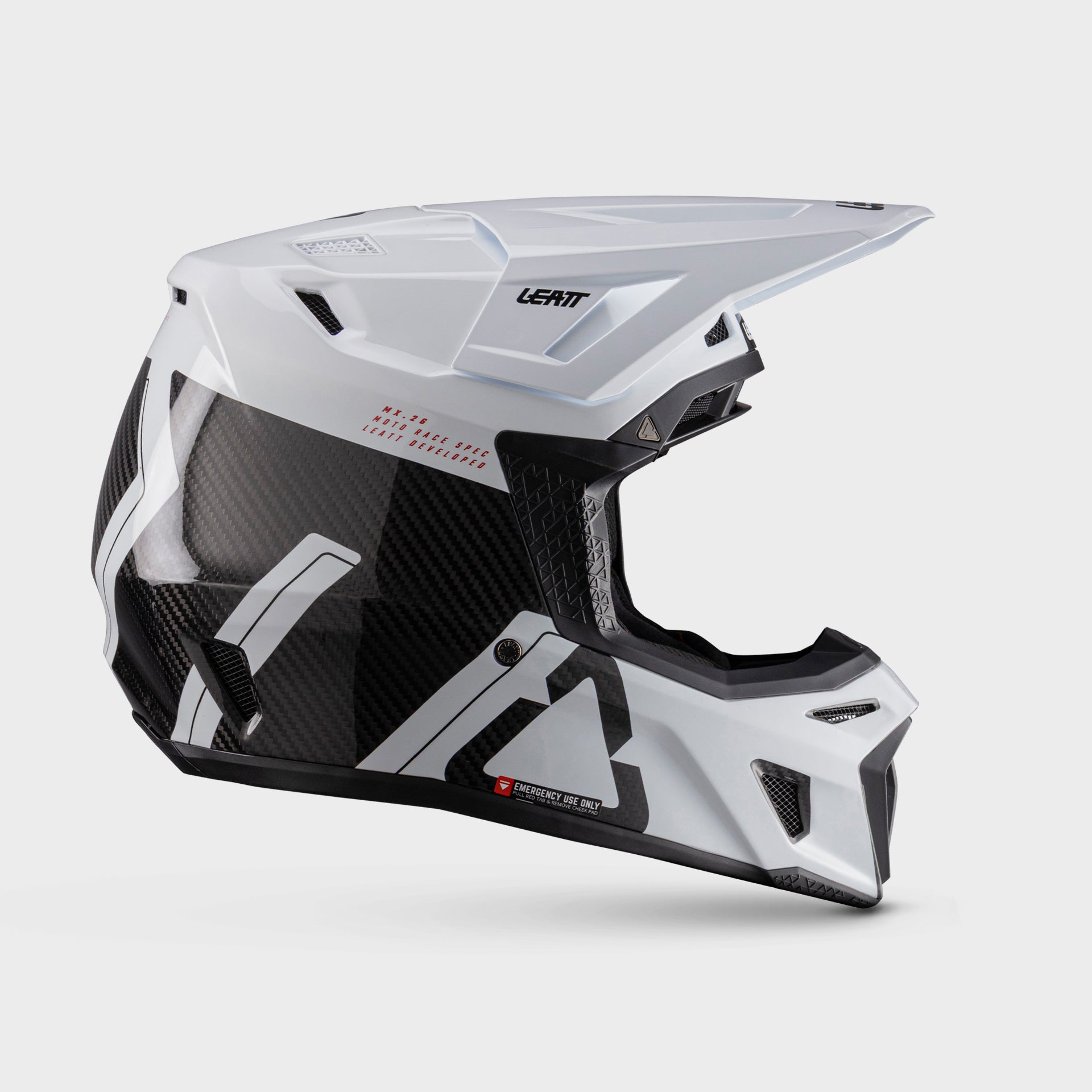 Casco Kit Moto 9.5 - V26 | Carbon/Bianco | M 57-58cm