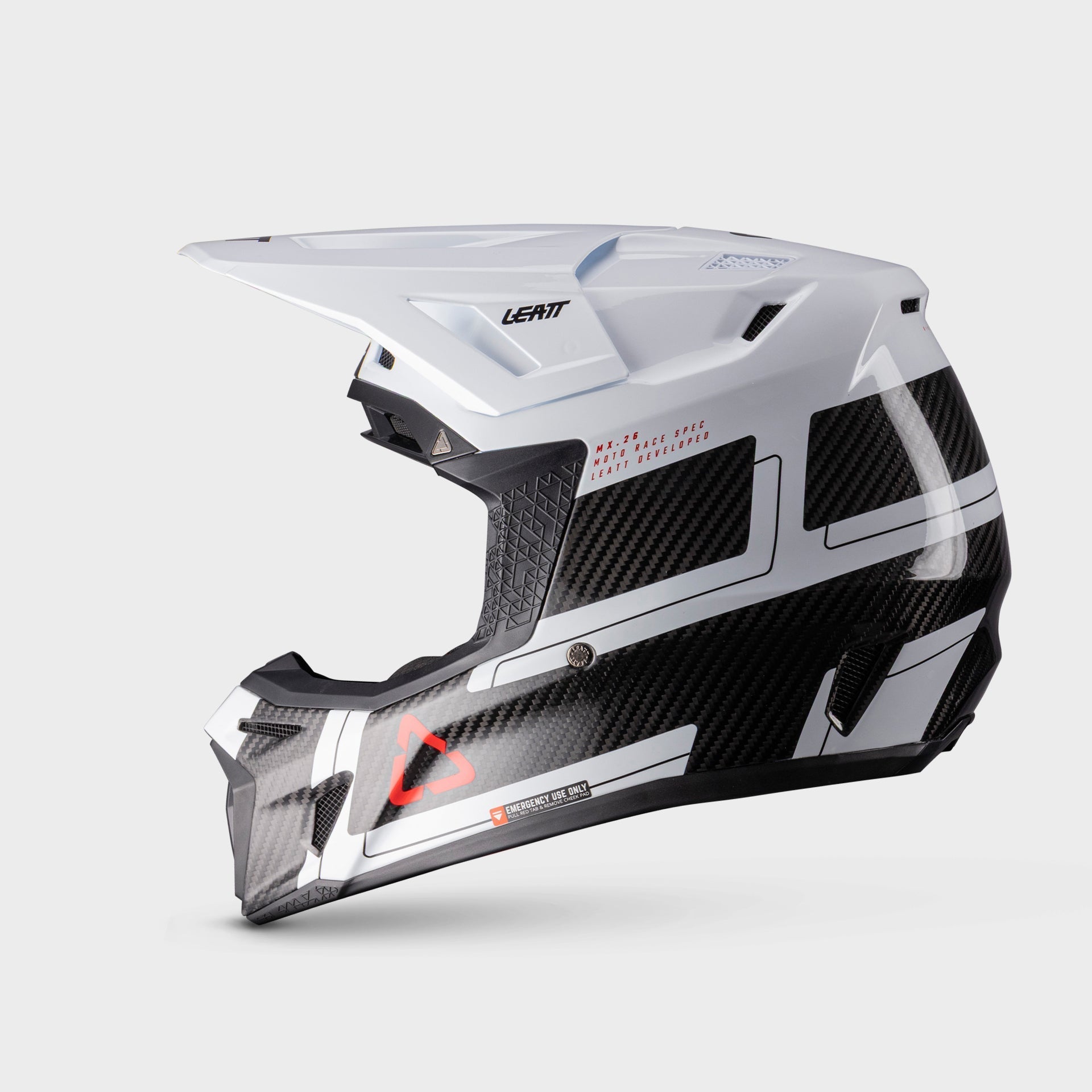 Casco Kit Moto 9.5 - V26 | Carbon/Bianco | XS 53-54cm