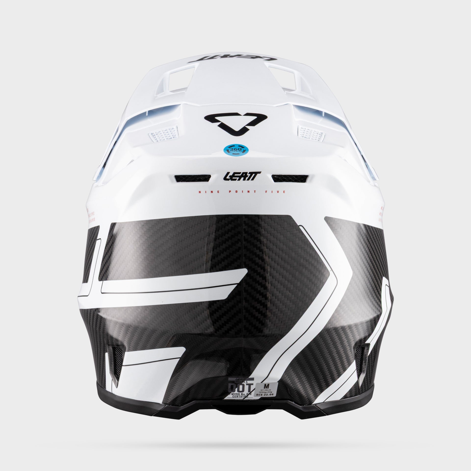 Casco Kit Moto 9.5 - V26 | Carbon/Bianco | S 55-56cm