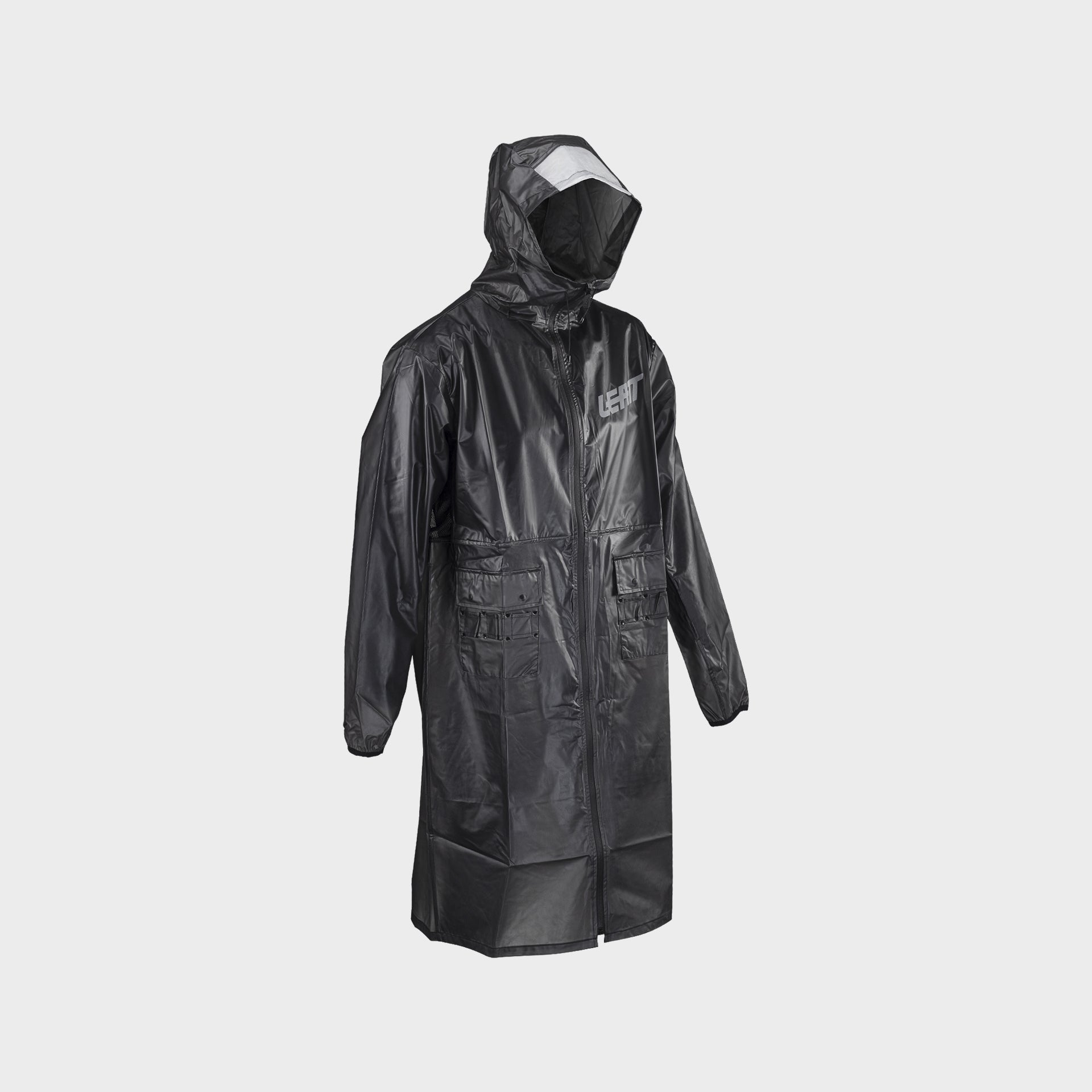 Cappotto lungo impermeabile con tasche