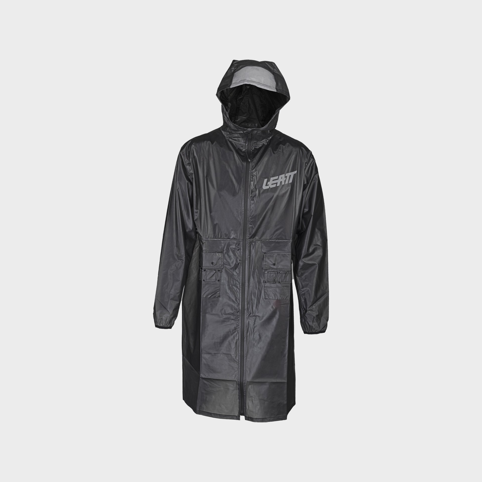 Cappotto lungo impermeabile con tasche