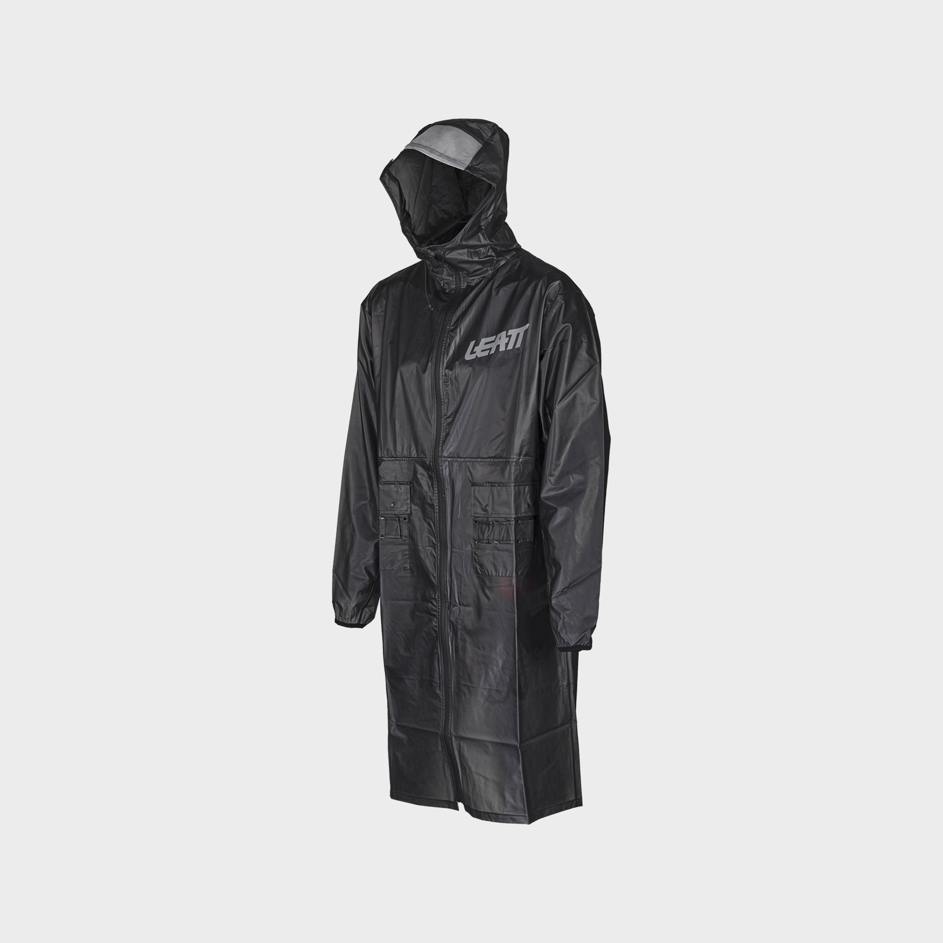 Cappotto lungo impermeabile con tasche