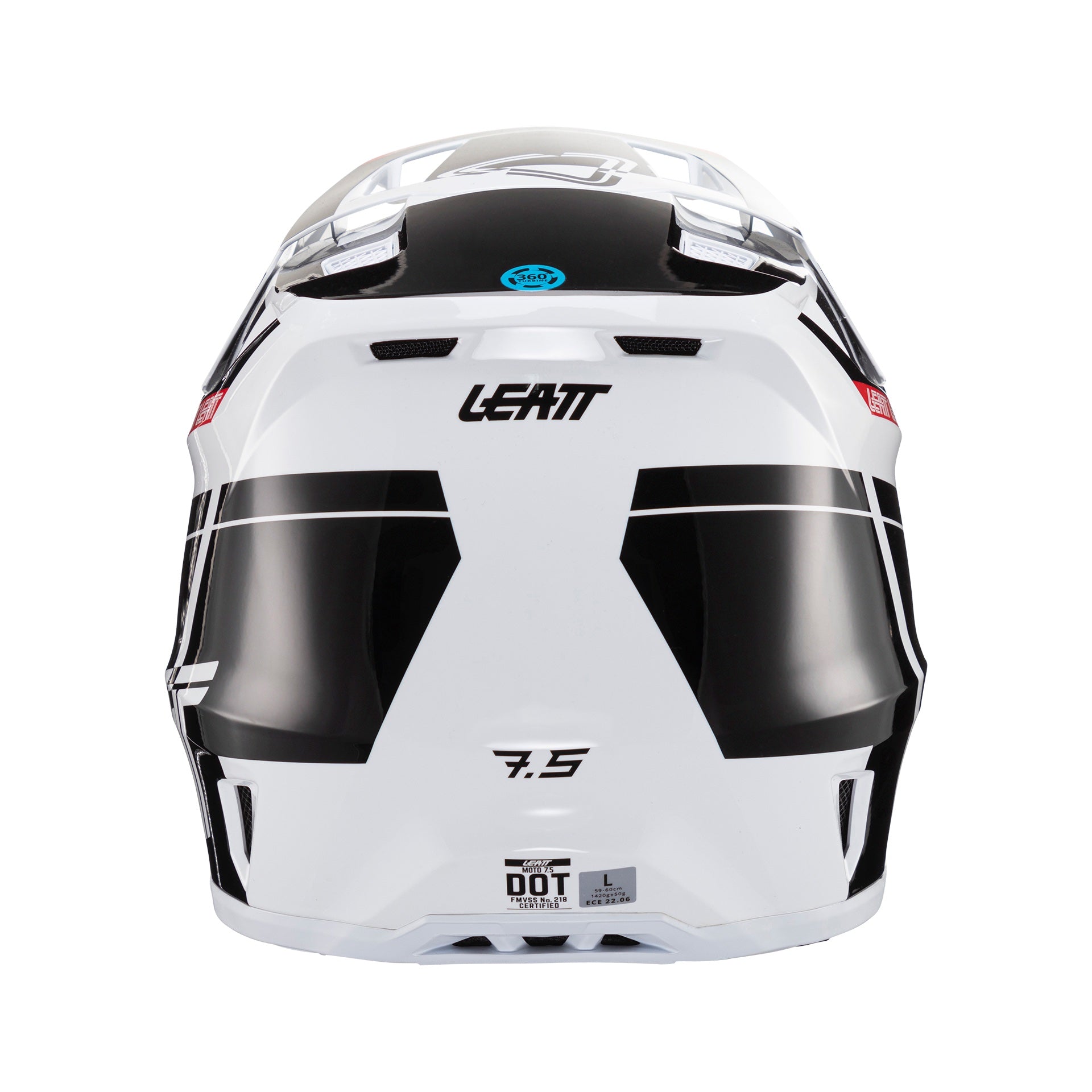 Casco moto 7.5 con Tecnologia 360° Turbine e maschera moto inclusa