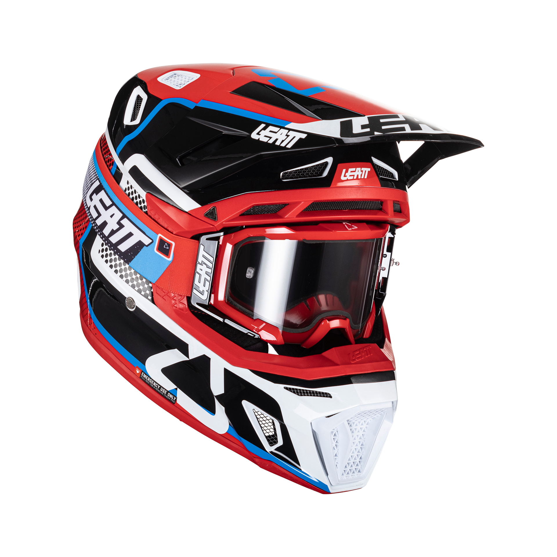 Kit casco Moto 8.5 Composite con occhiali 5.5