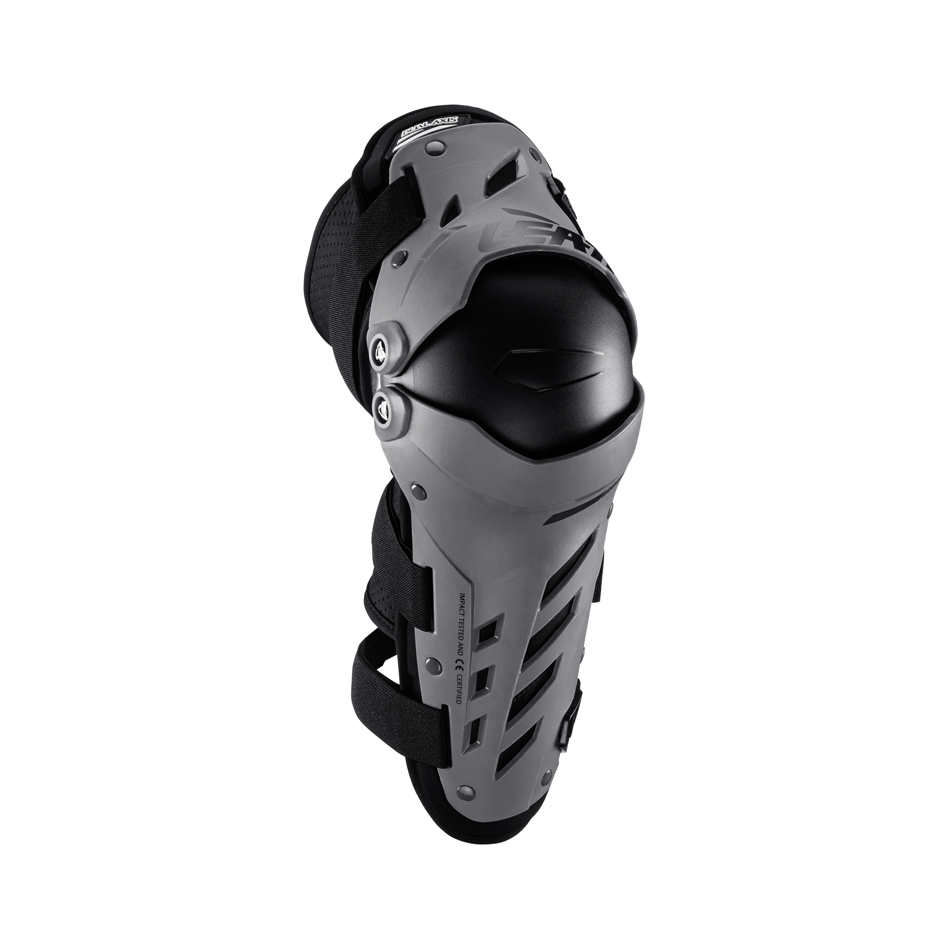 Ginocchiera e parastinchi Dual Axis flessibile con rivestimento rigido e schiuma anti impatto