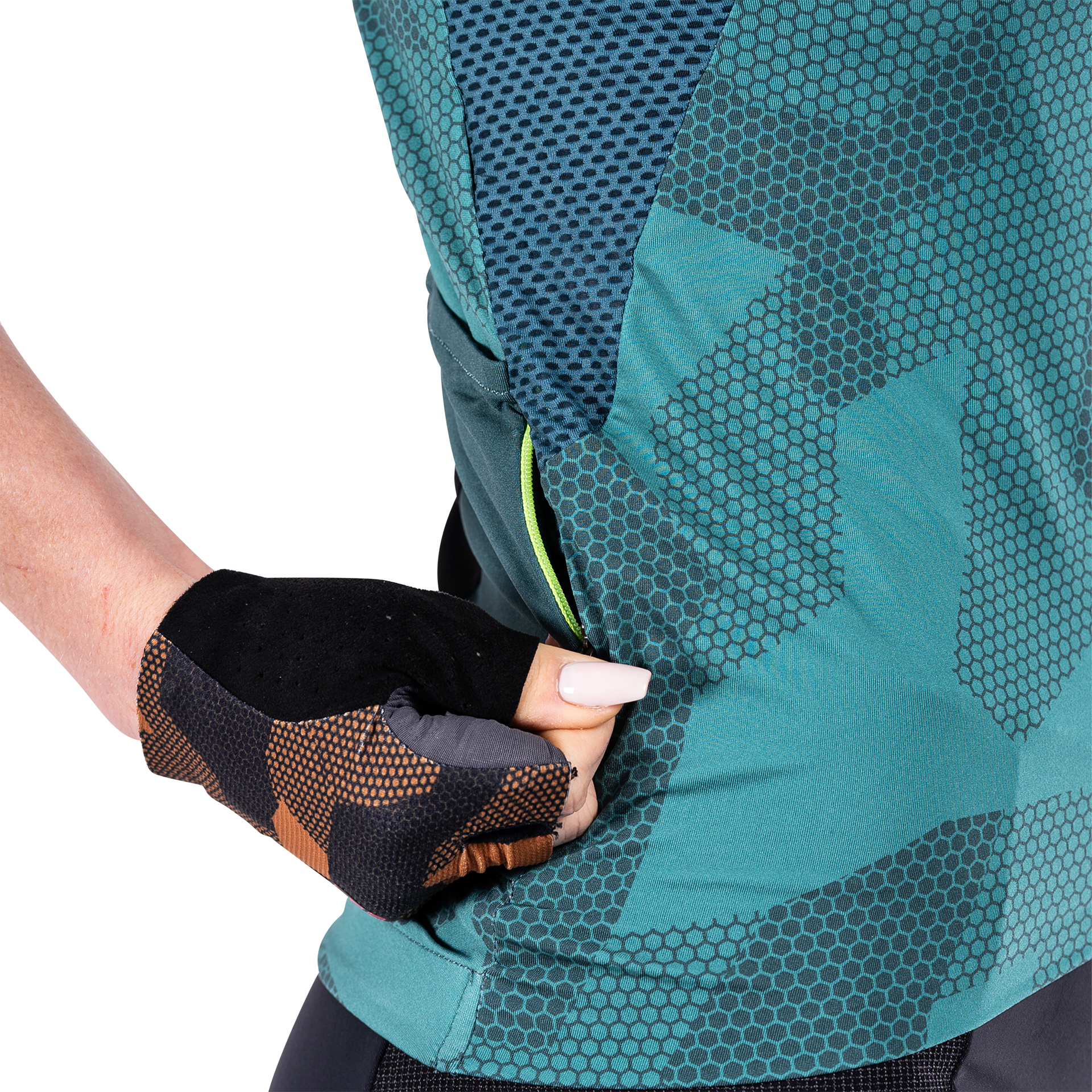 Maglia MTB Endurance 5.0 ergonomica in tessuto Ice-Yarn da donna