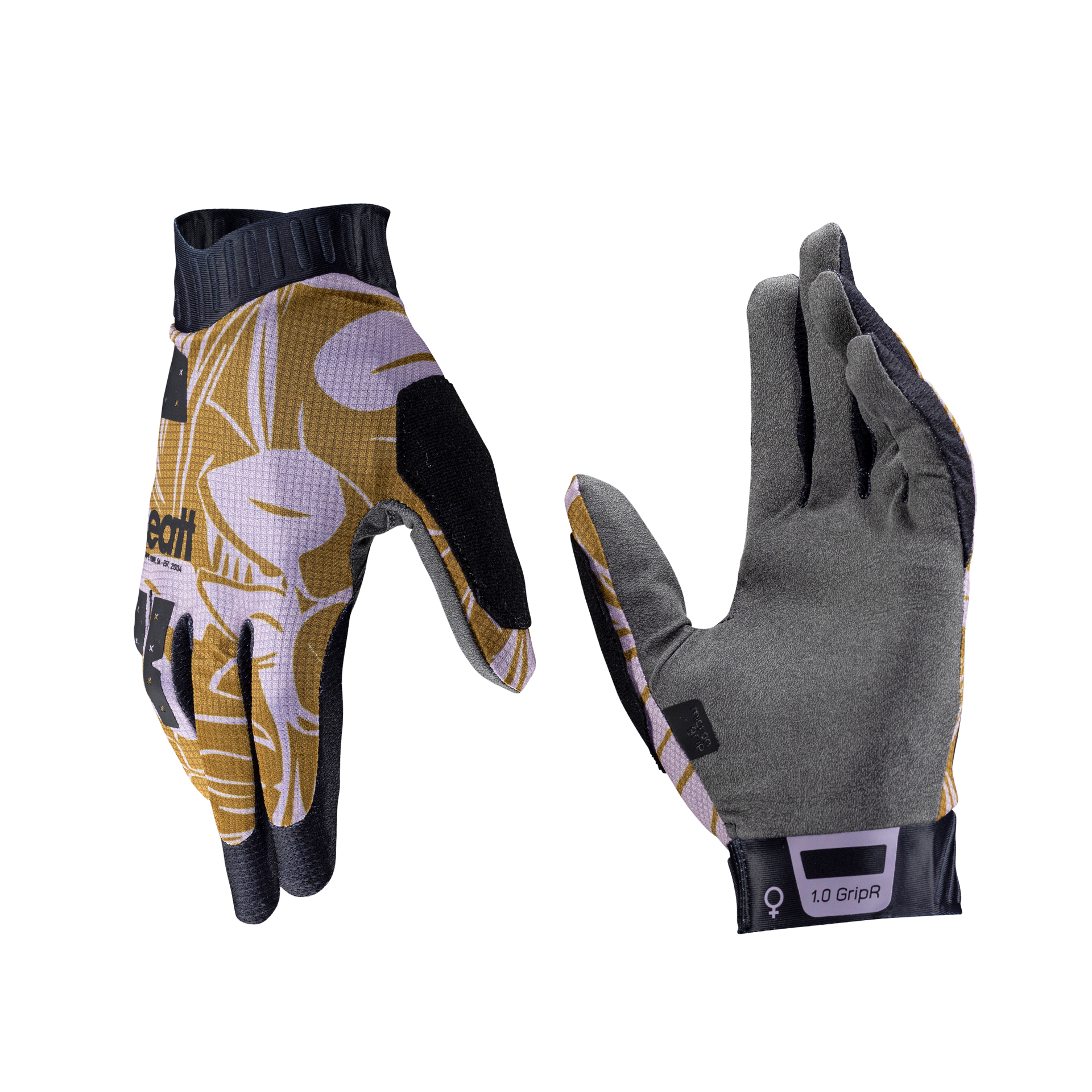 Guanti MTB Gripr 1.0 da donna con palmo in MicronGrip senza cuciture