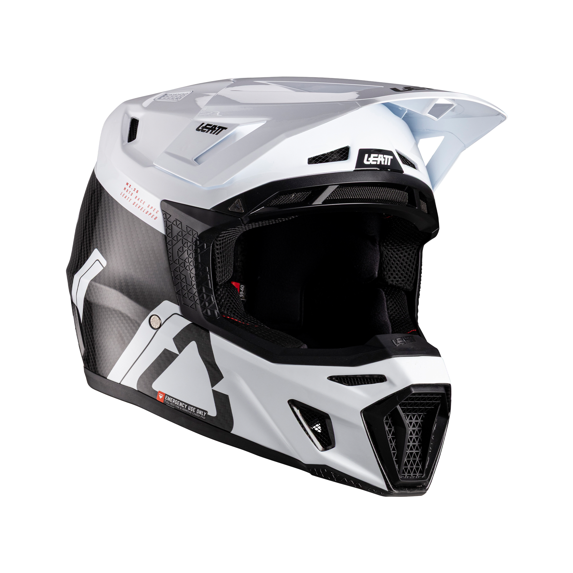 Kit casco Moto 9.5 Carbon con maschera 6.5 Iriz