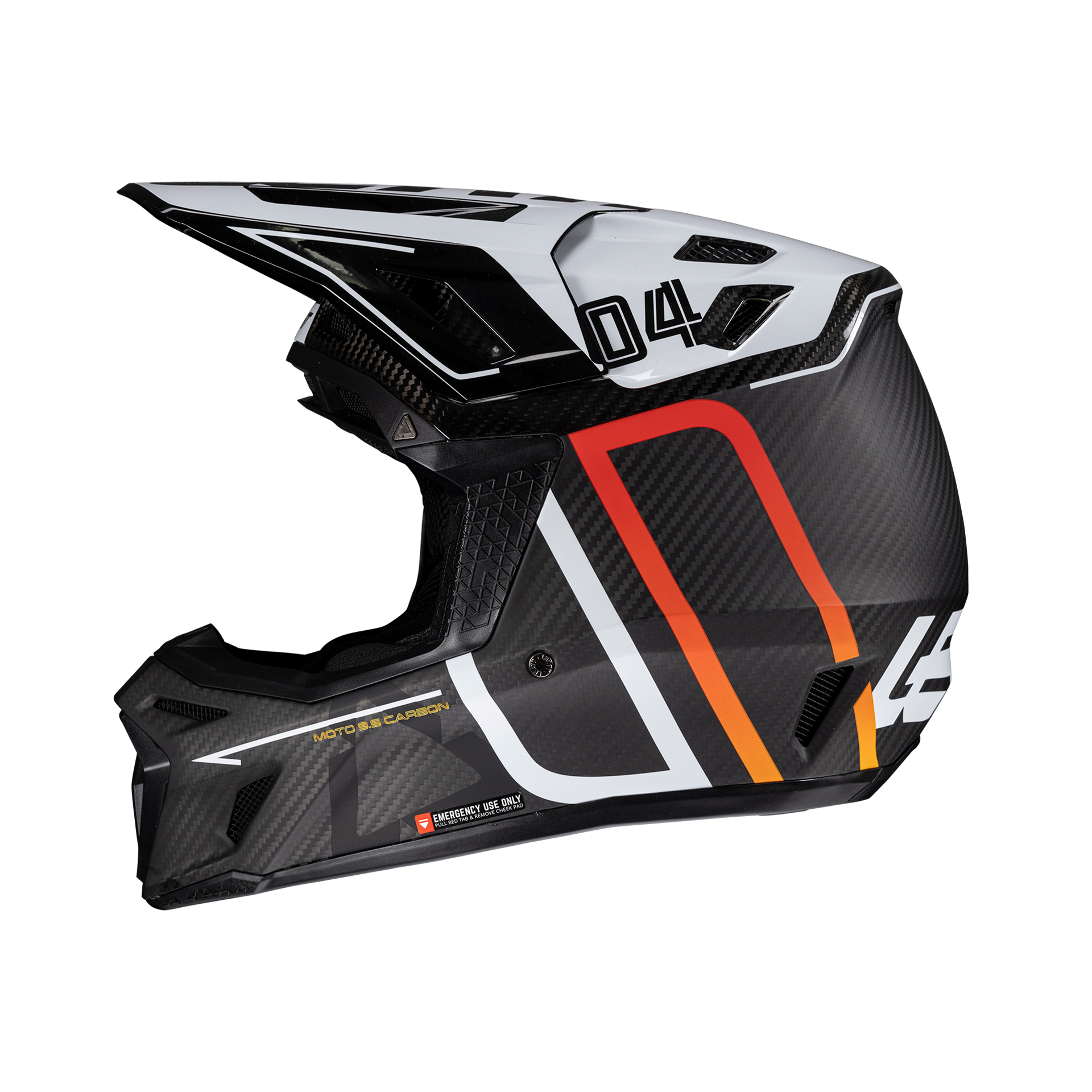 Kit casco Moto 9.5 Carbon con maschera 6.5 Iriz
