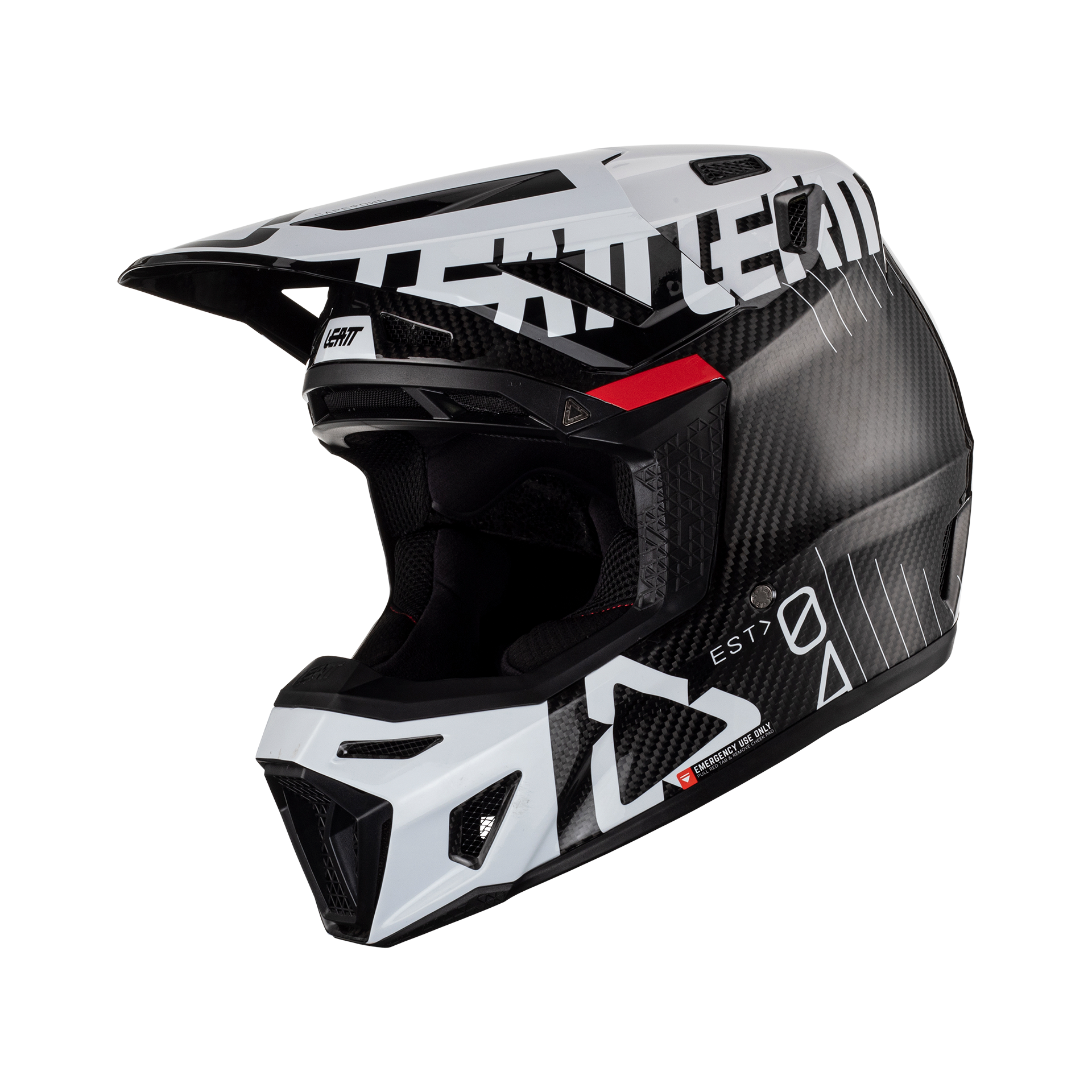 Kit casco Moto 9.5 Carbon con maschera 6.5 Iriz