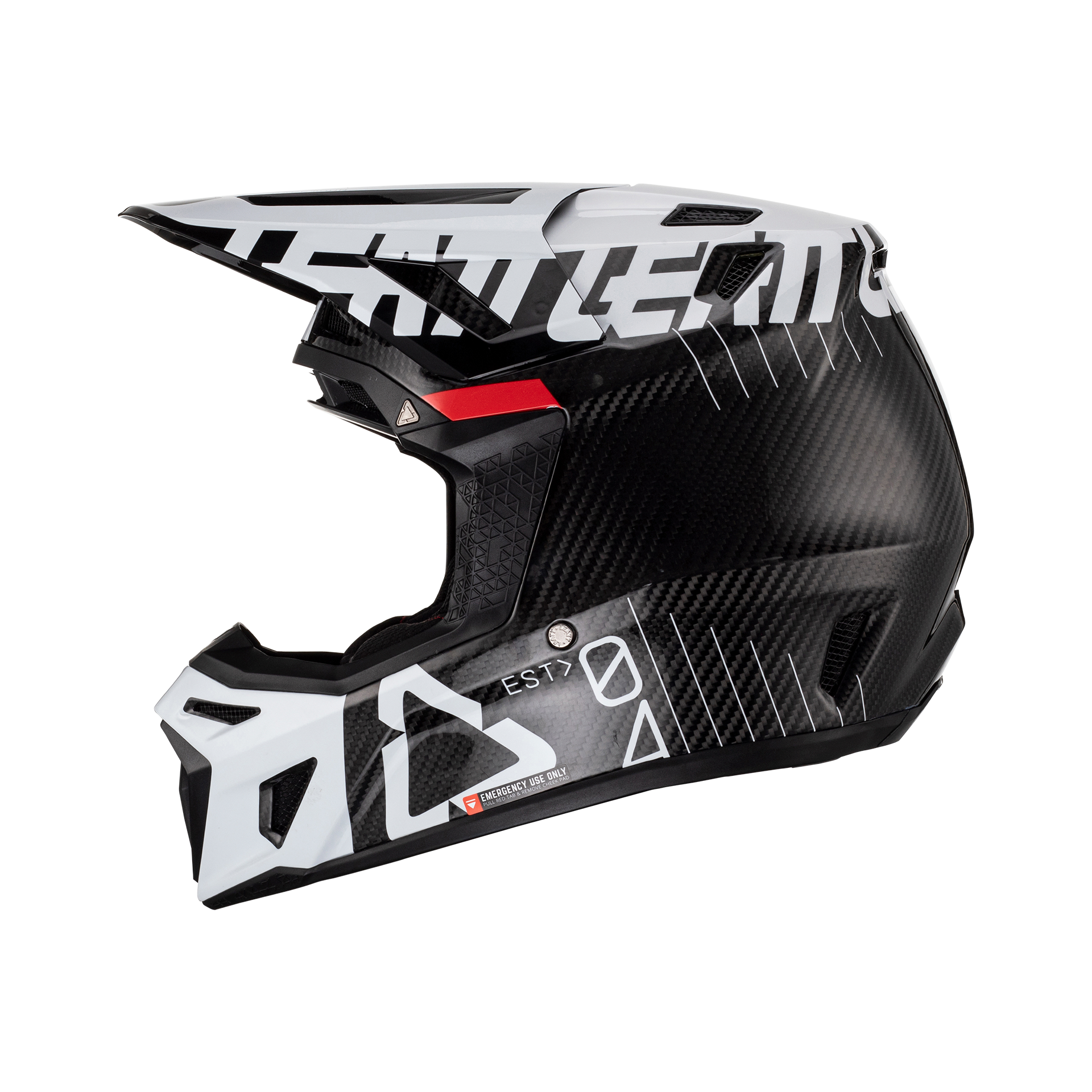 Kit casco Moto 9.5 Carbon con maschera 6.5 Iriz
