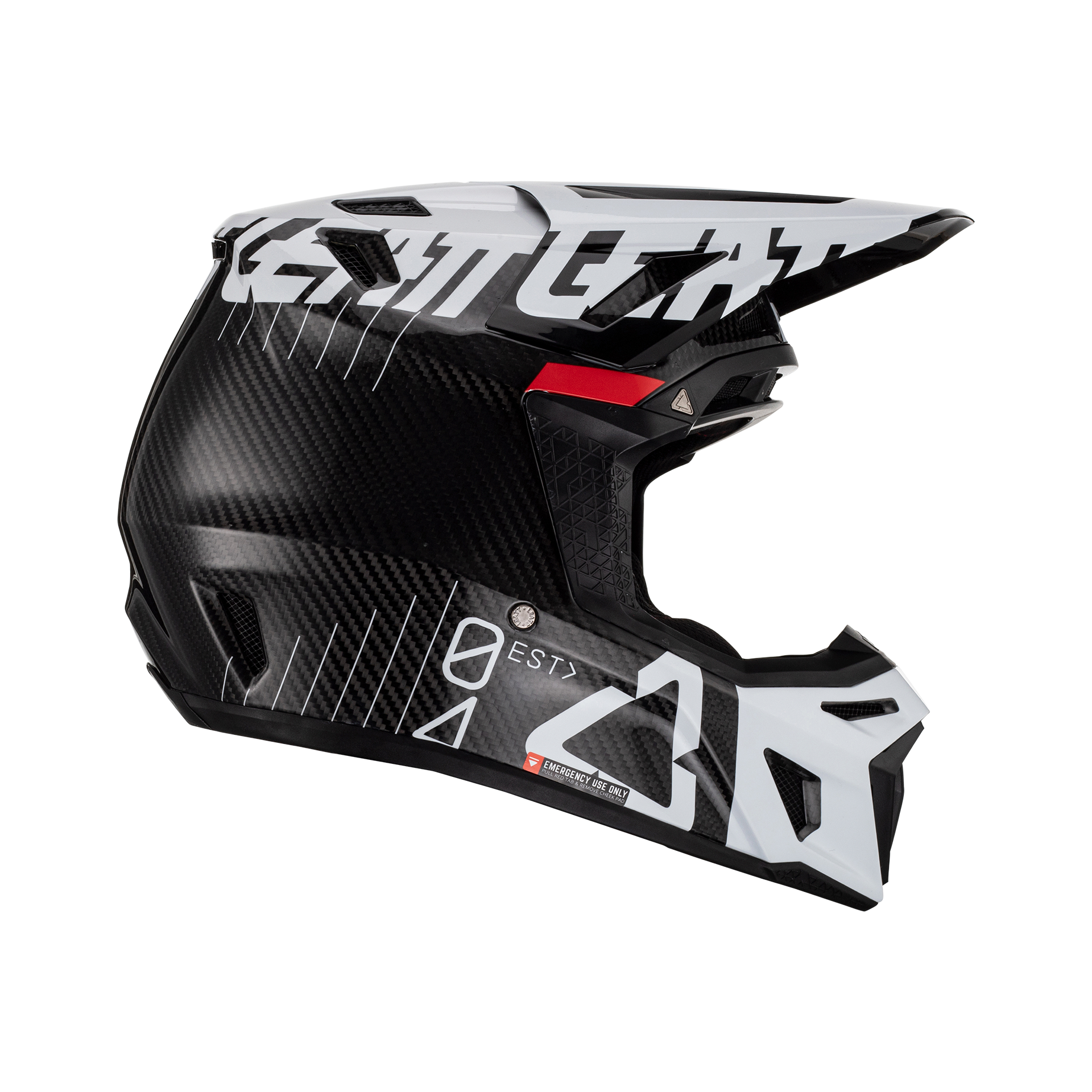 Kit casco Moto 9.5 Carbon con maschera 6.5 Iriz