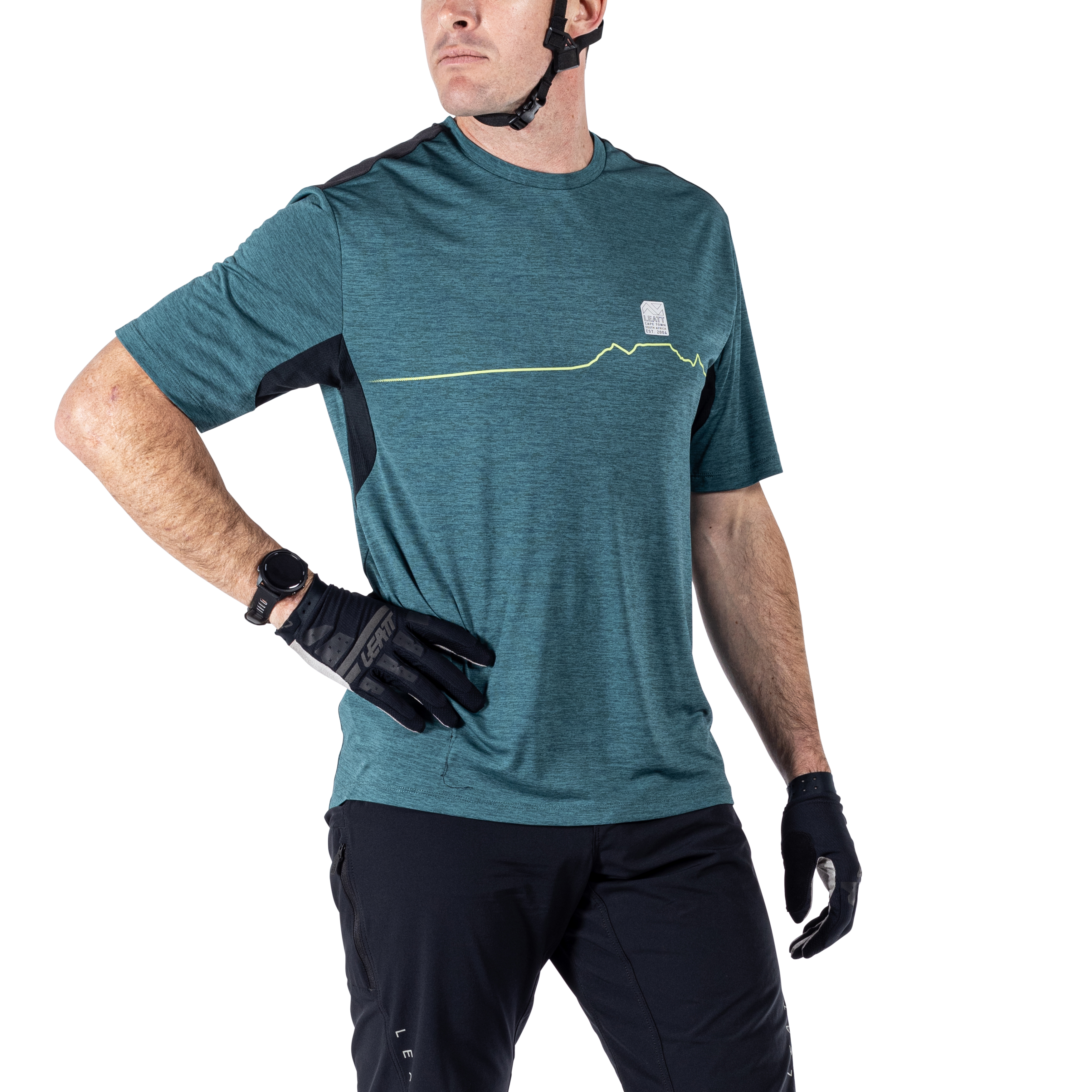 Maglia MTB Trail 1.0 ventilata e con inserti in tessuto Ice-Yarn