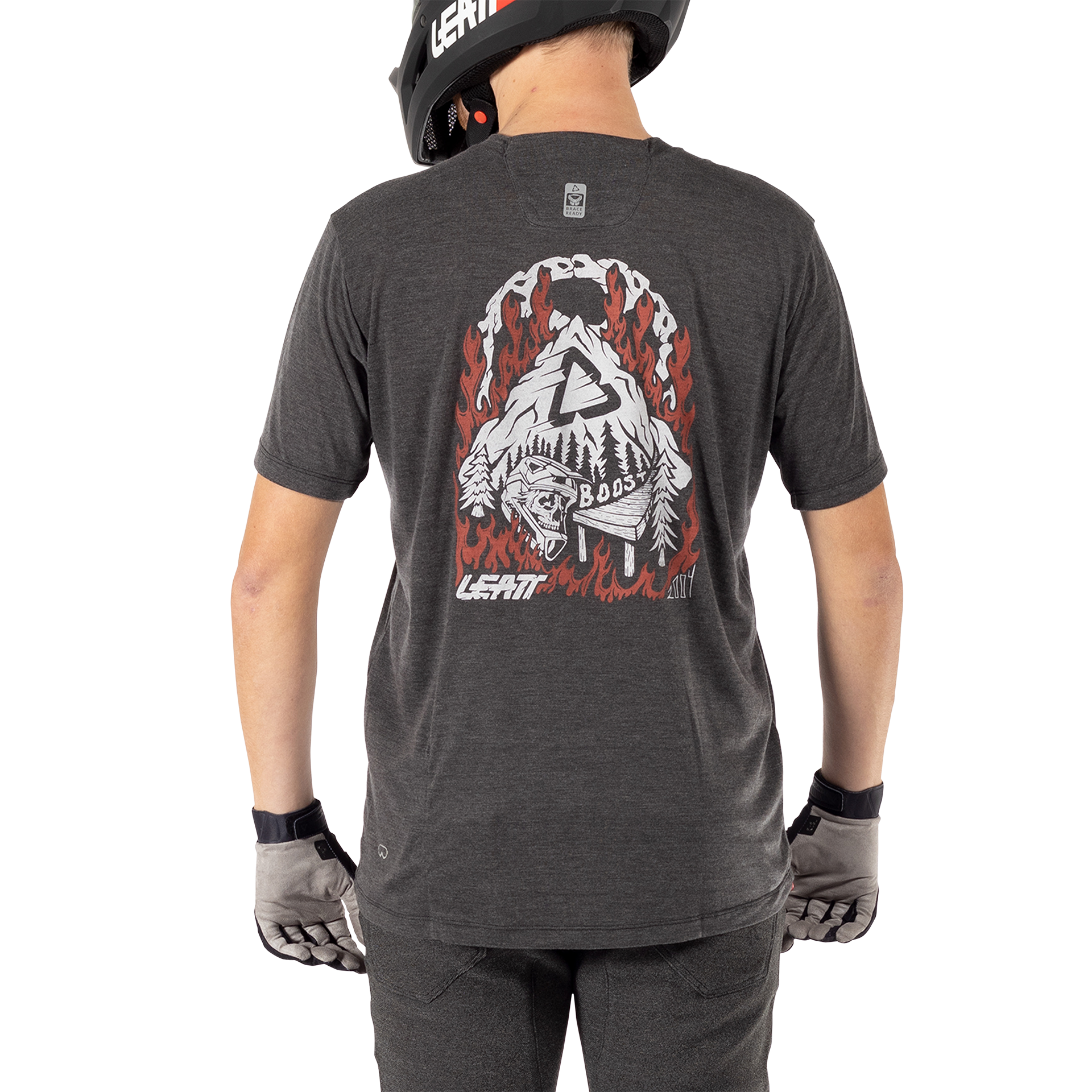 Maglia MTB Gravity 1.0 elasticizzata e in tessuto Tencel