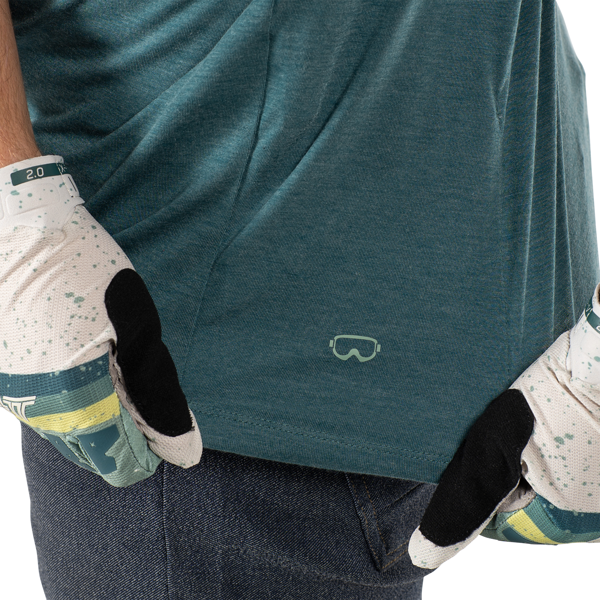 Maglia MTB Gravity 1.0 elasticizzata e in tessuto Tencel