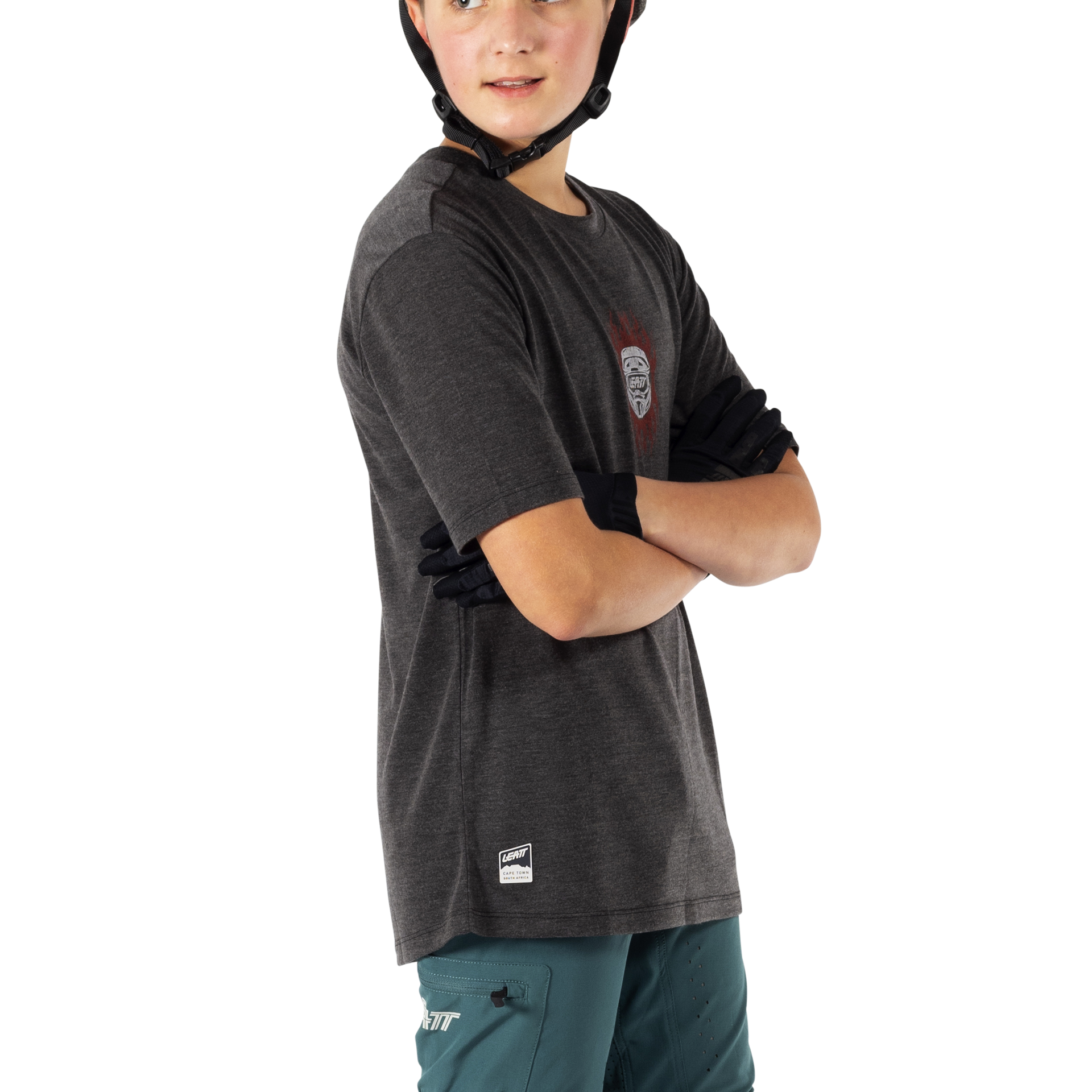 Maglia MTB ALLMTN 2.0 a manica corta leggera e traspirante per bambino