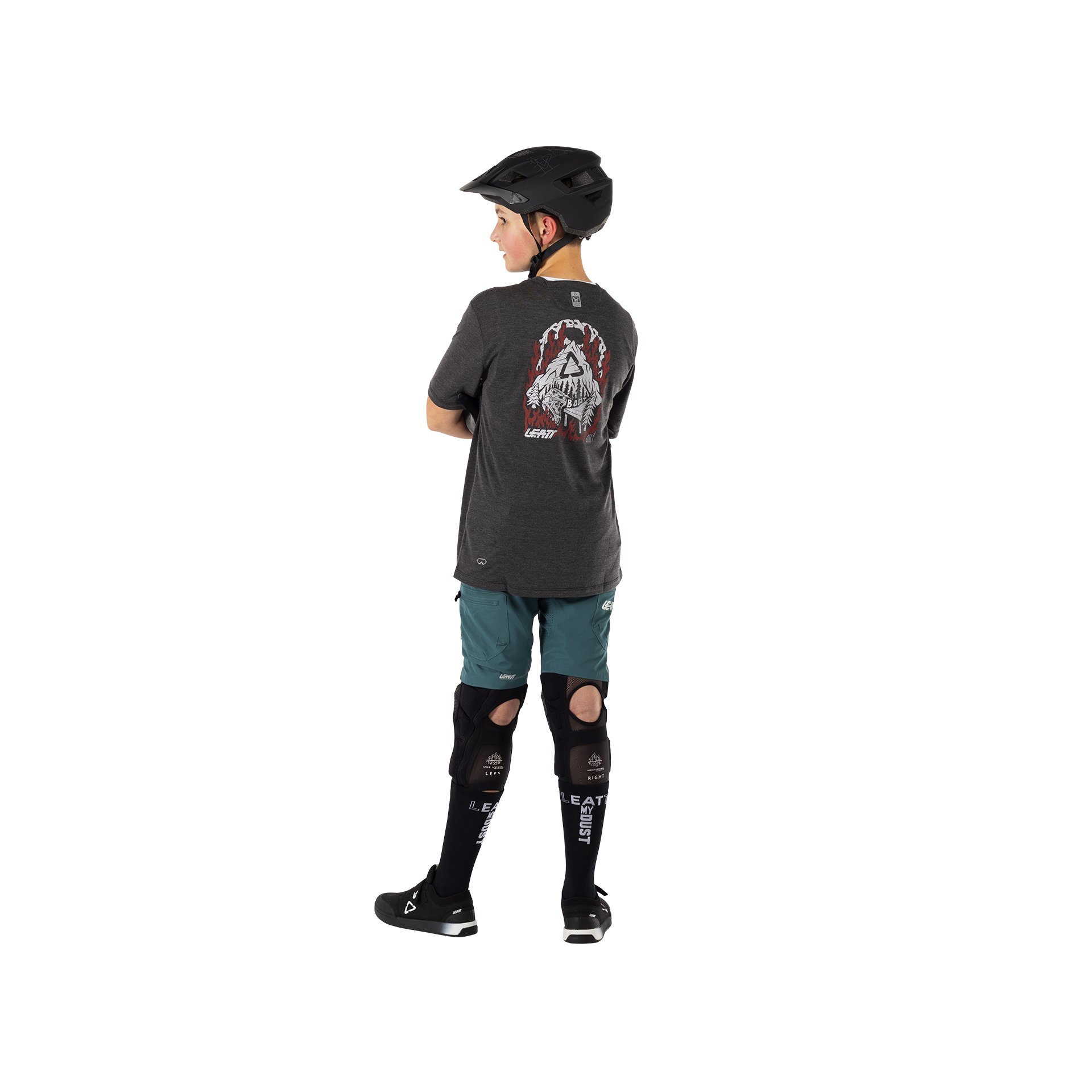 Maglia MTB ALLMTN 2.0 a manica corta leggera e traspirante per bambino