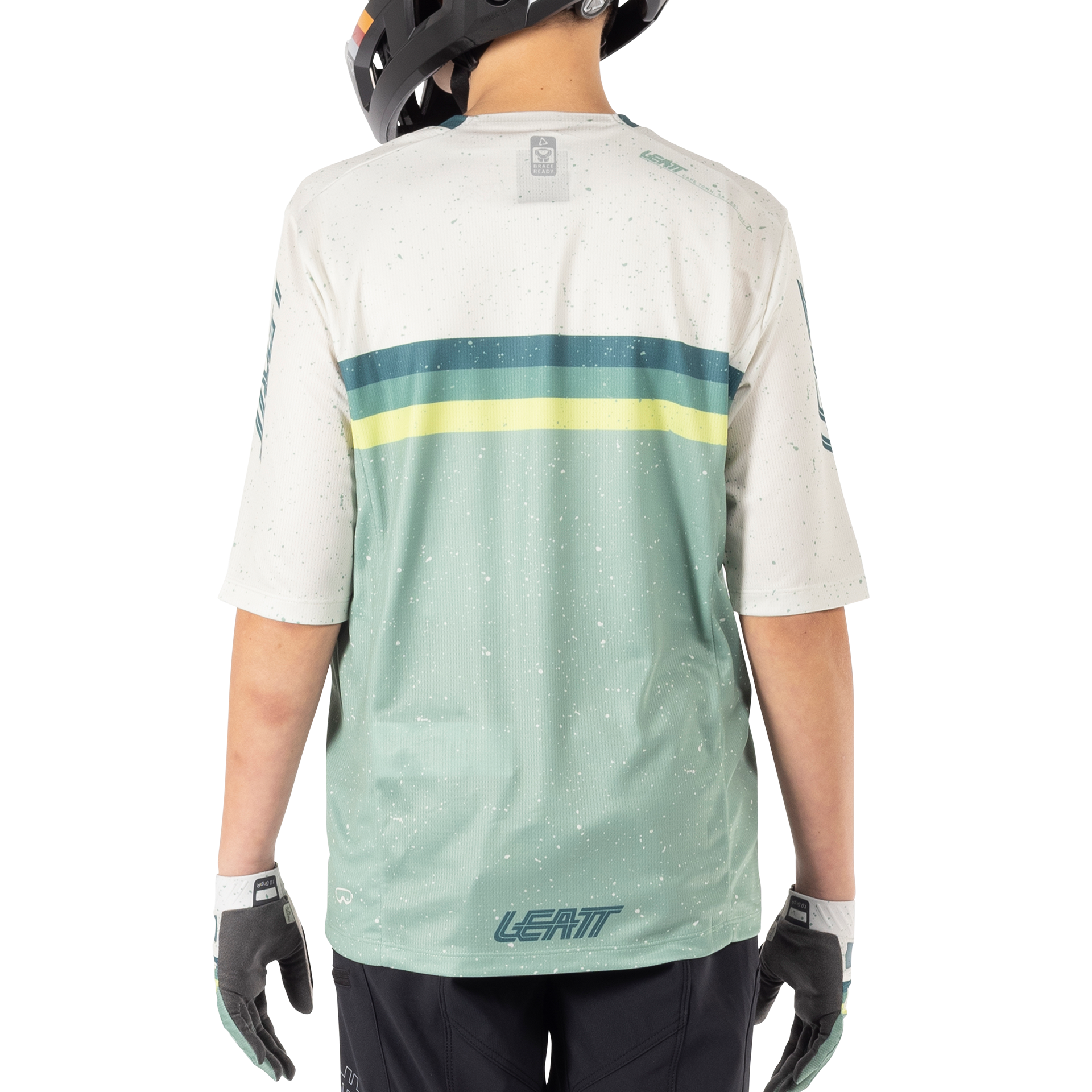 Maglia MTB Enduro 3.0 elastica con maniche a tre quarti per bambino