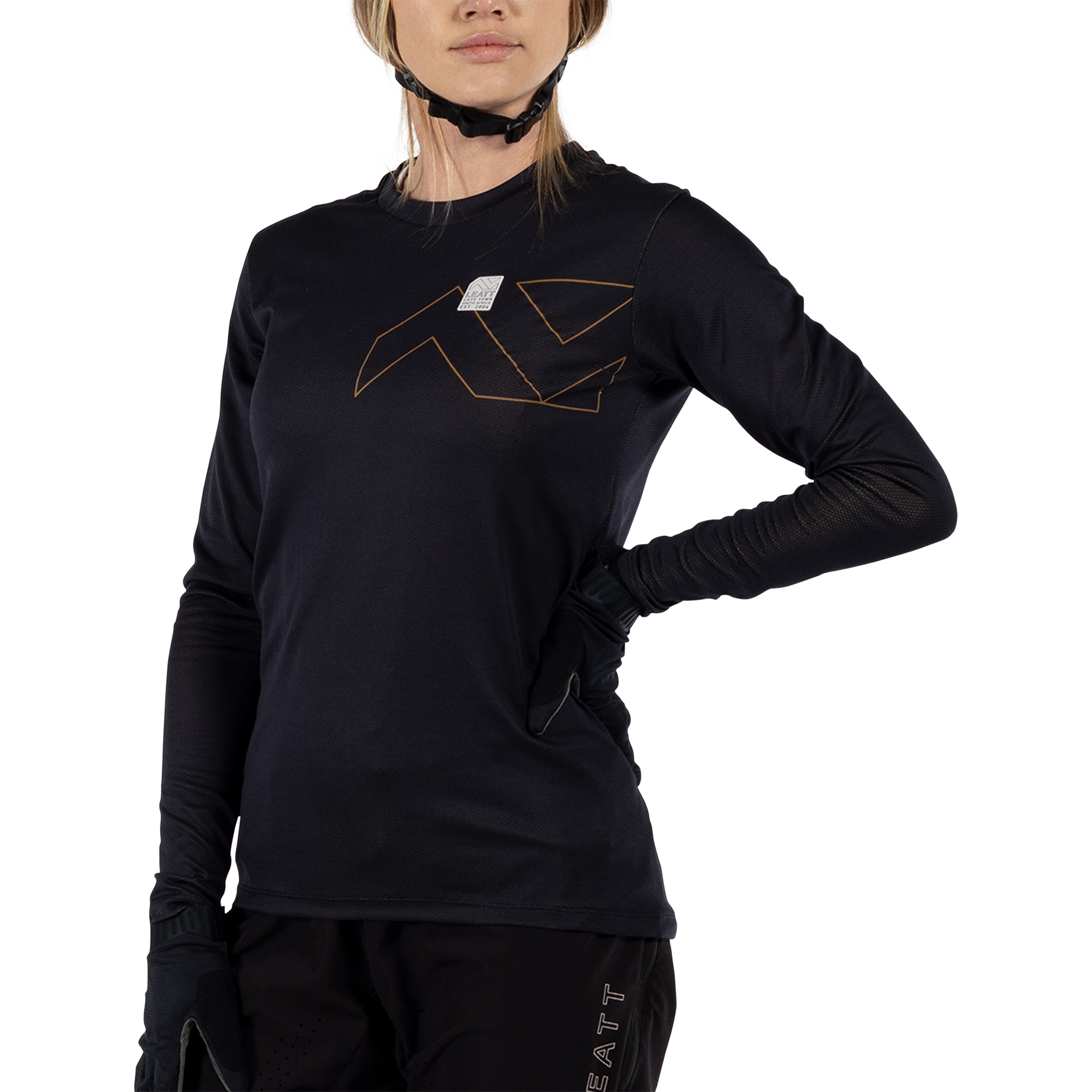 Maglia MTB Trail 3.0 a manica lunga in tessuto leggero Ice-Yarn da donna