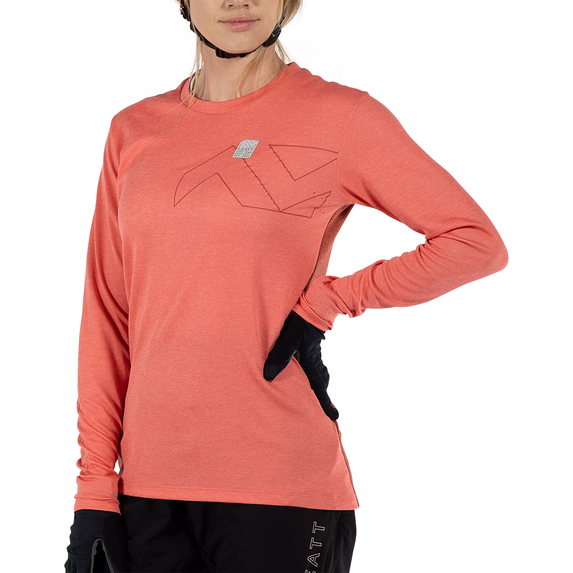 Maglia MTB Trail 3.0 a manica lunga in tessuto leggero Ice-Yarn da donna